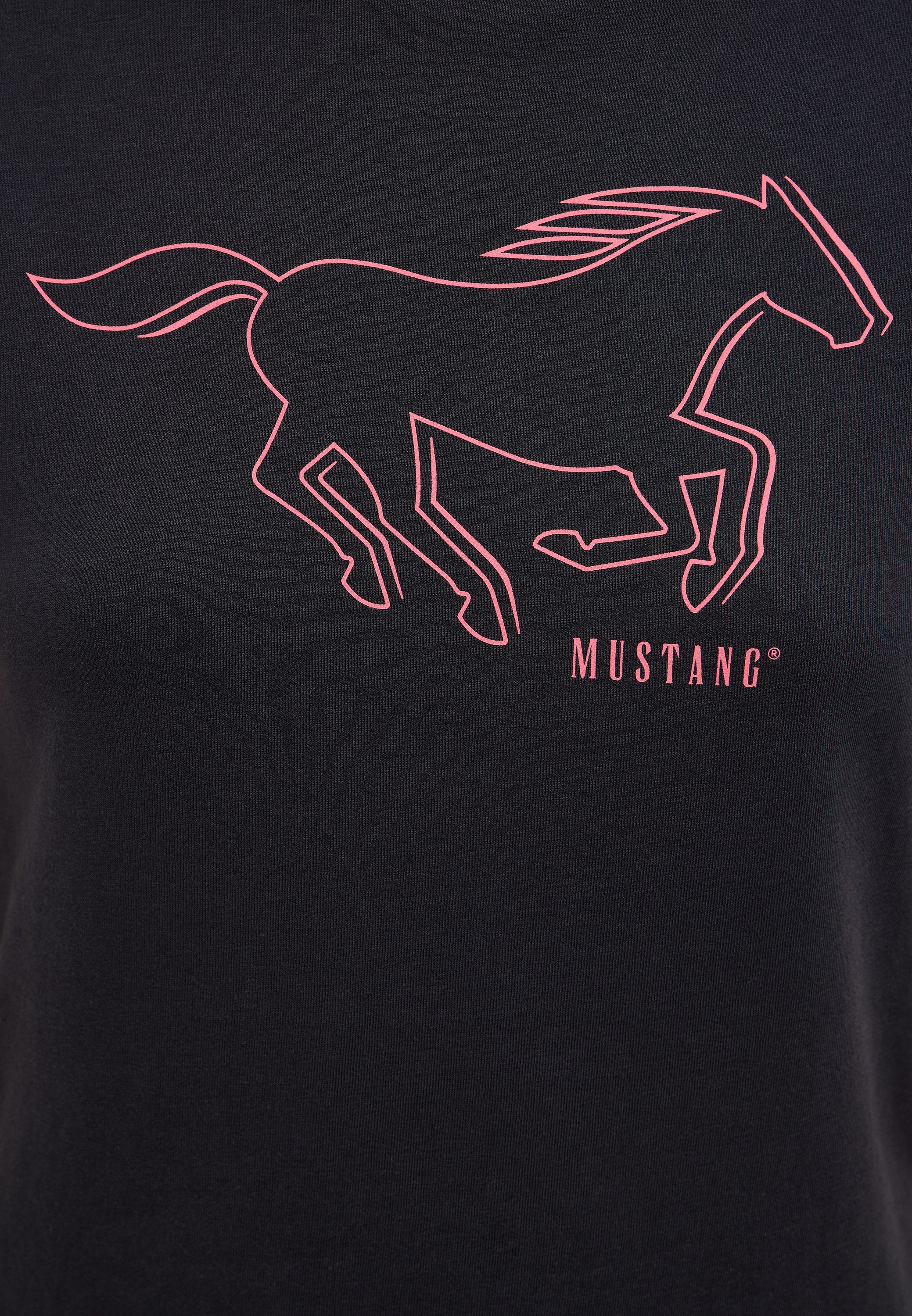 MUSTANG Shirt met korte mouwen Dames stijl Loa