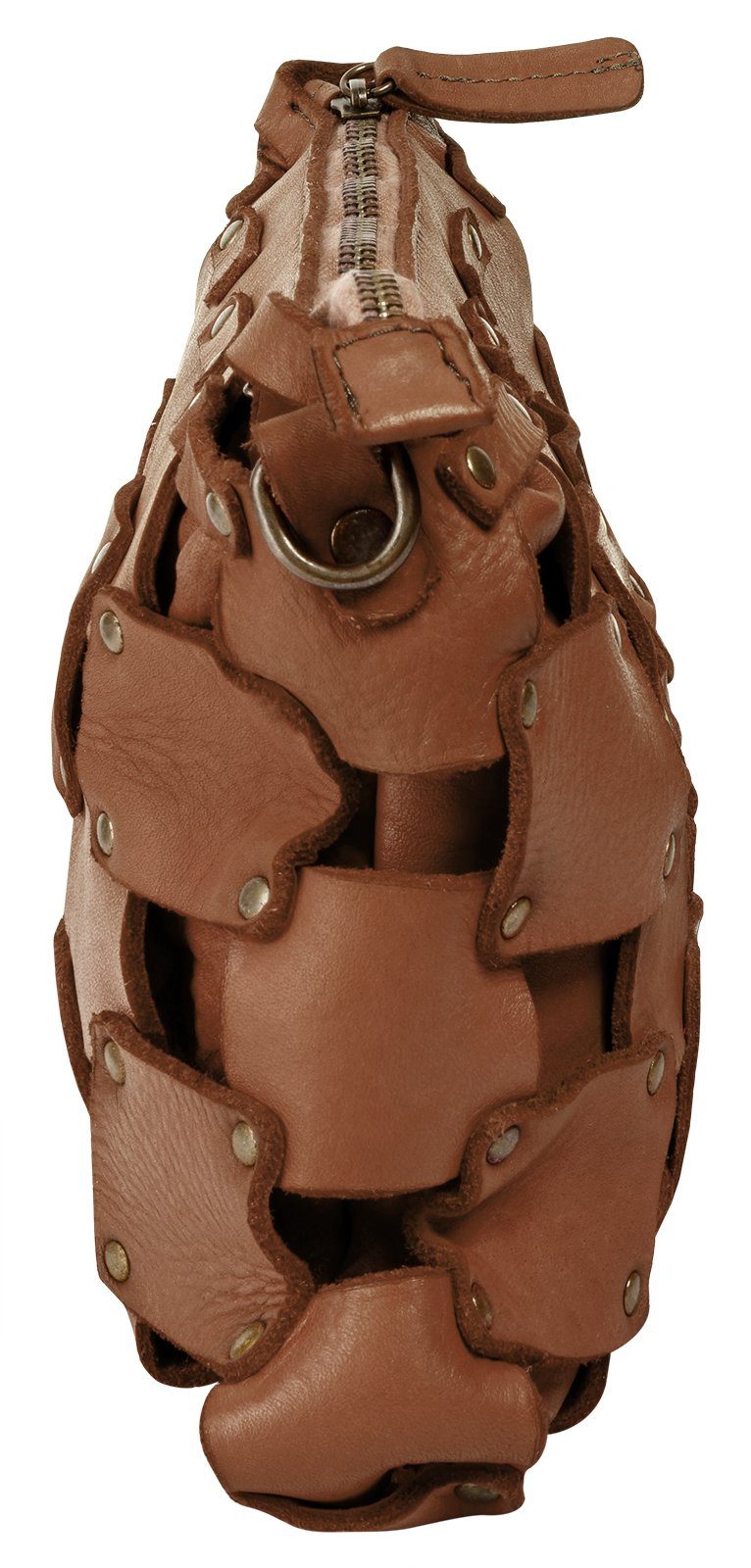 Samantha Look Schoudertas echt leer, made in italy