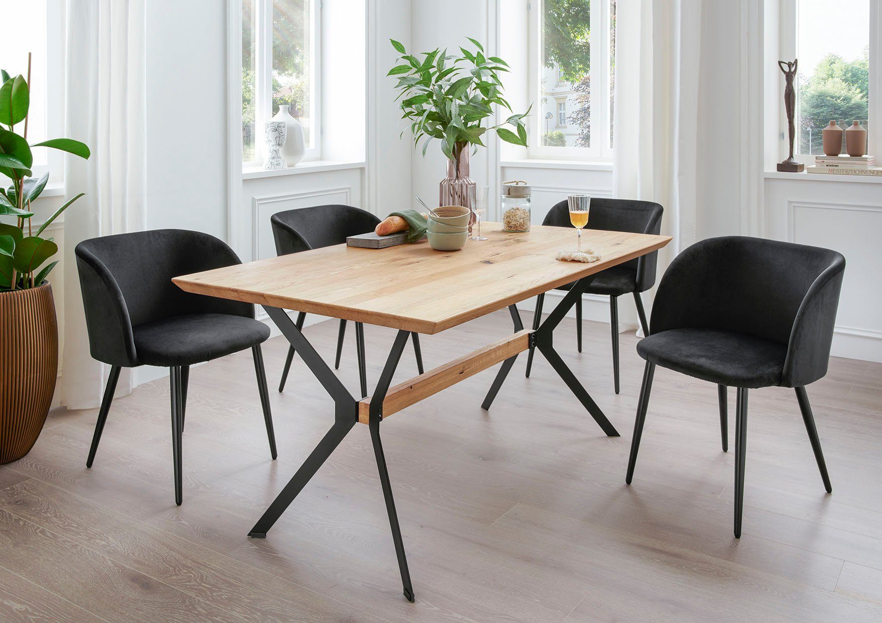 Paroli Eettafel Sierra in 3 breedten