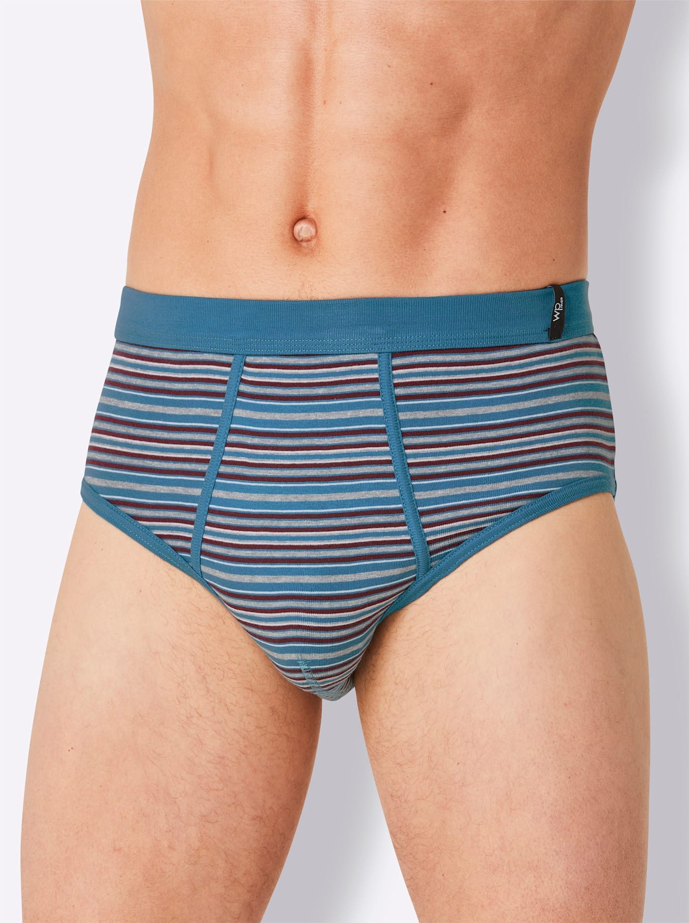 wäschepur Slip (3 stuks) heren slips maat 10 multicolor