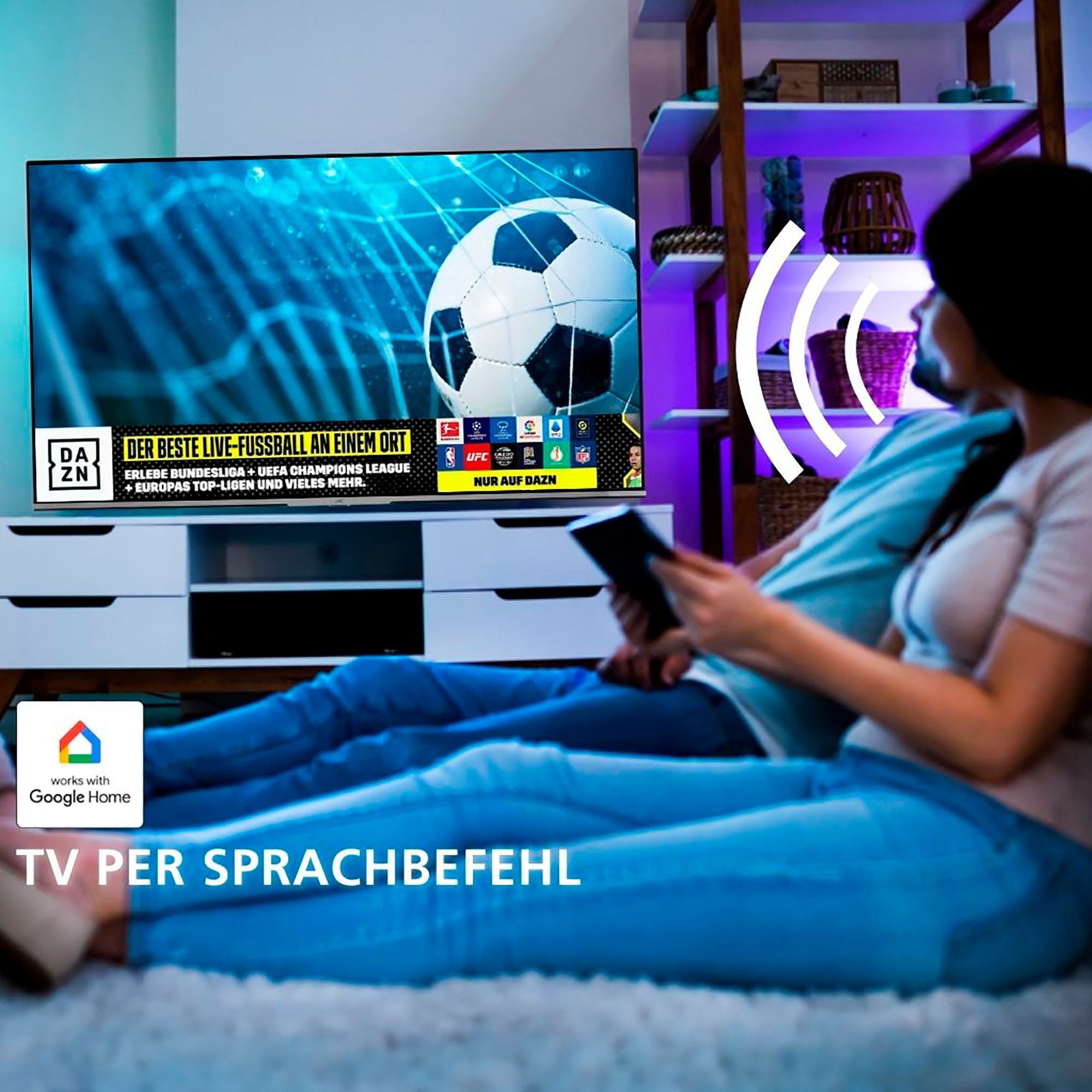 JVC LCD-led-TV, 80 cm / 32", Full HD, Android TV - Smart TV