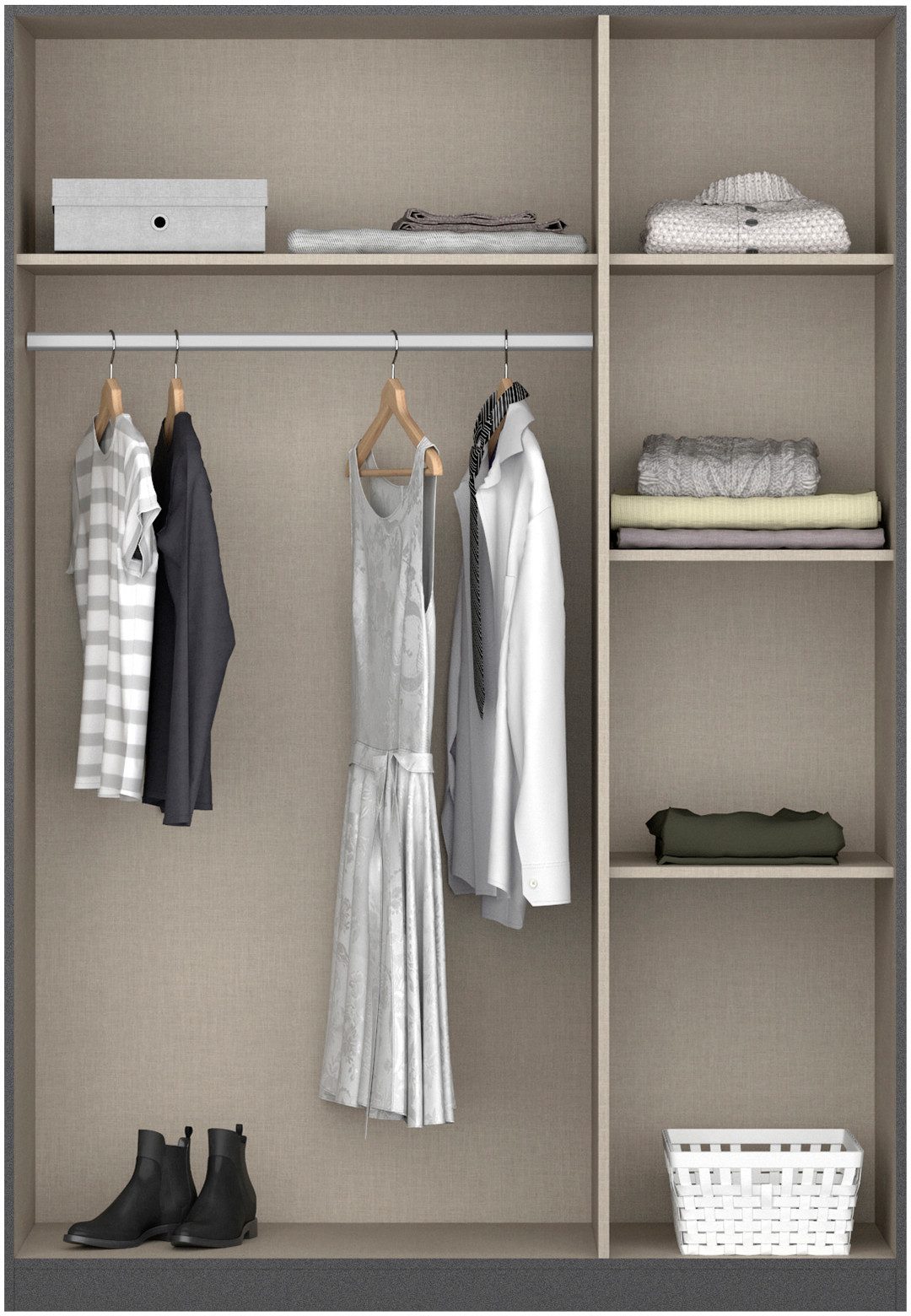 rauch Kledingkast Freising ruime kast, garderobe slaapkamerkast met handgrepen en lades otto's chois top product
