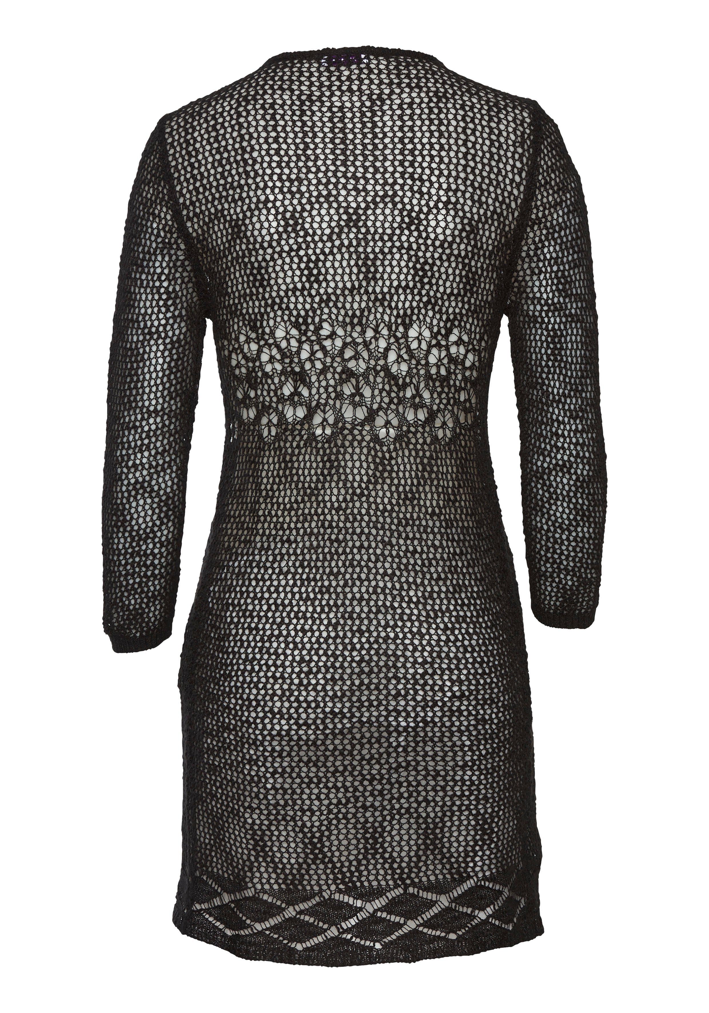 s.Oliver RED LABEL Beachwear Vest met ajourpatroon, haaklook, strandmode