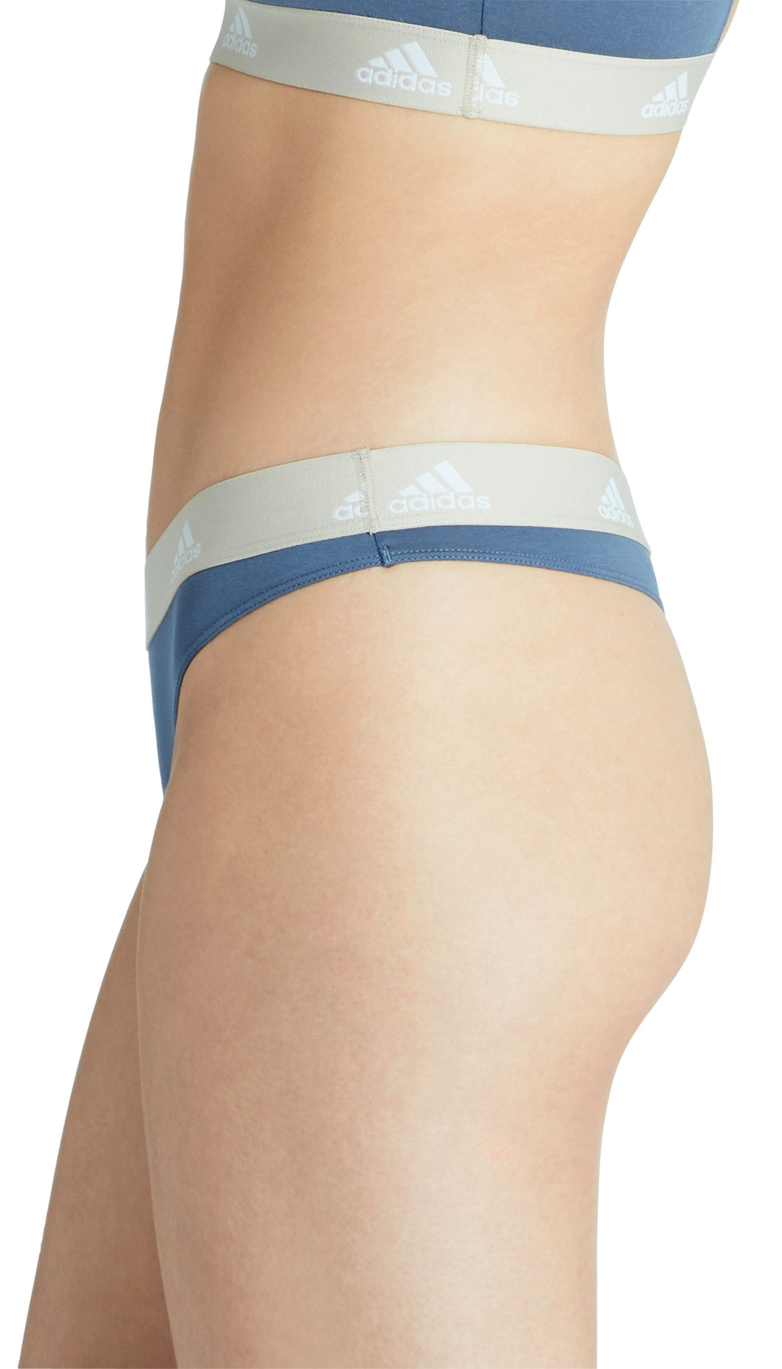 adidas Sportswear Tanga Sport Active Comfort Cotton met real cool cotton-technologie (Set van 3)