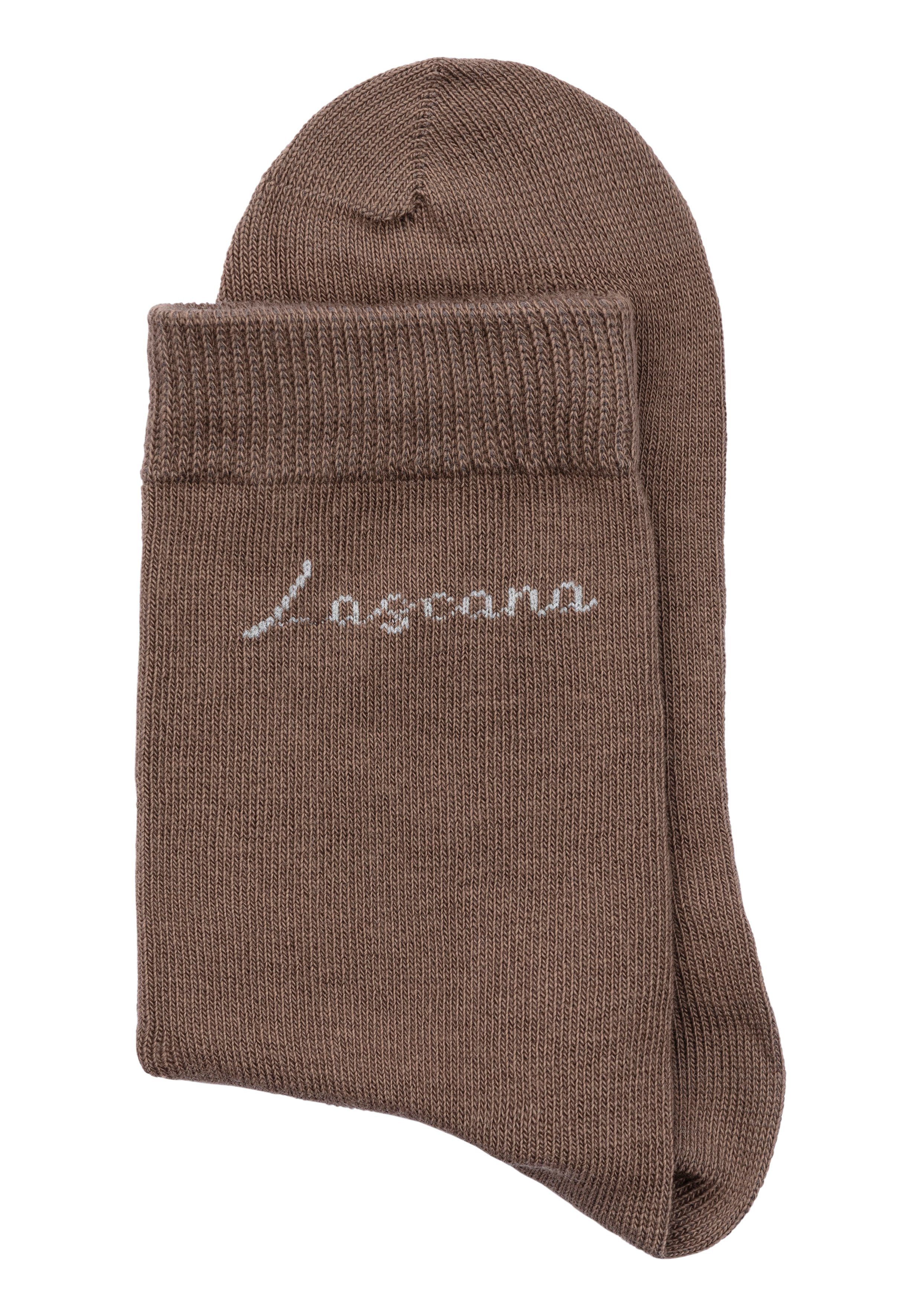 Lascana Basic sokken Believe in Yourself in aantrekkelijke cadeauverpakking (box, 4 paar)