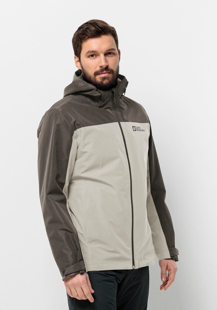 Jack Wolfskin Functioneel 3-in-1-jack TAUBENBERG 3IN1 JKT M (2-delig)