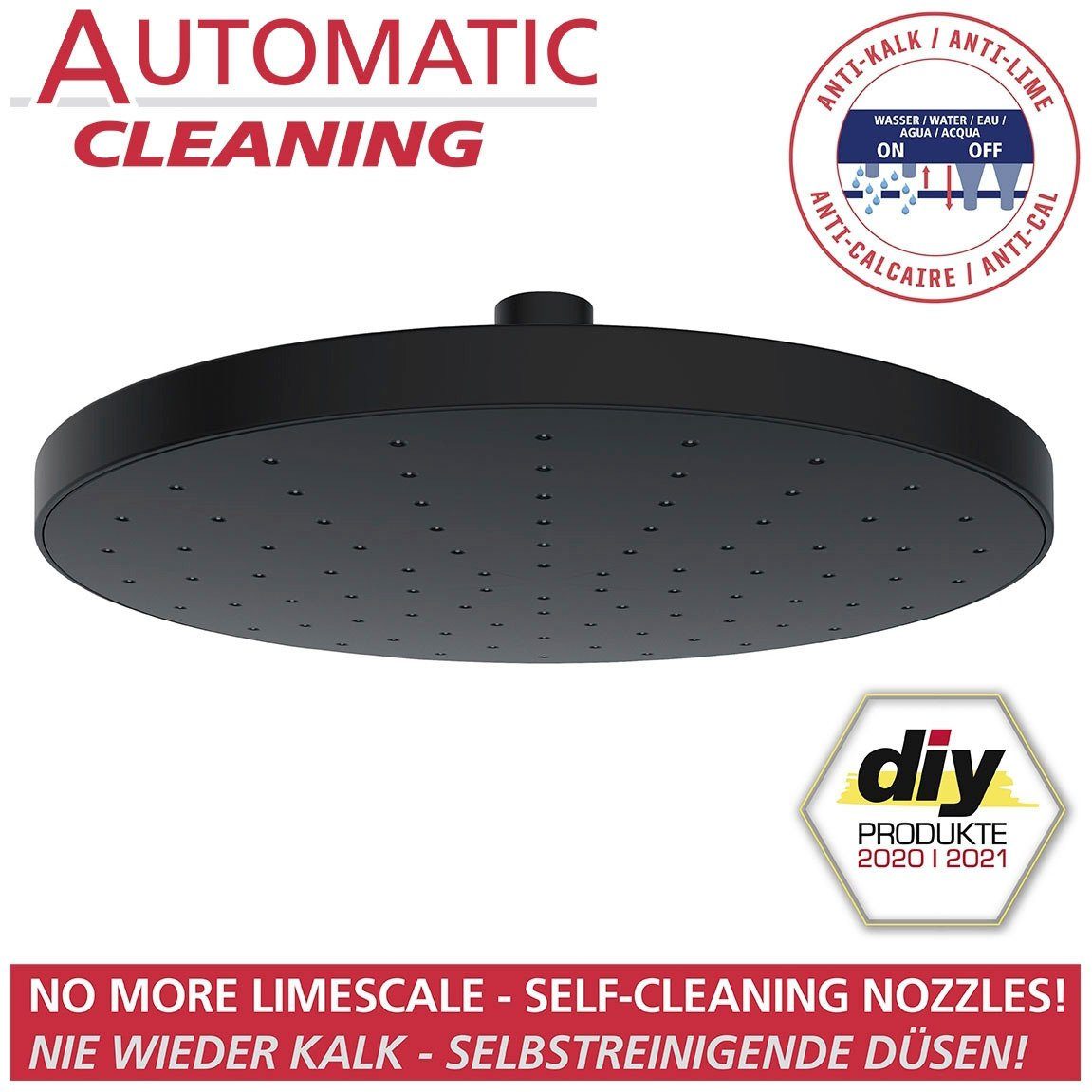 WENKO Regendouchekop Automatic Cleaning (1-delig)