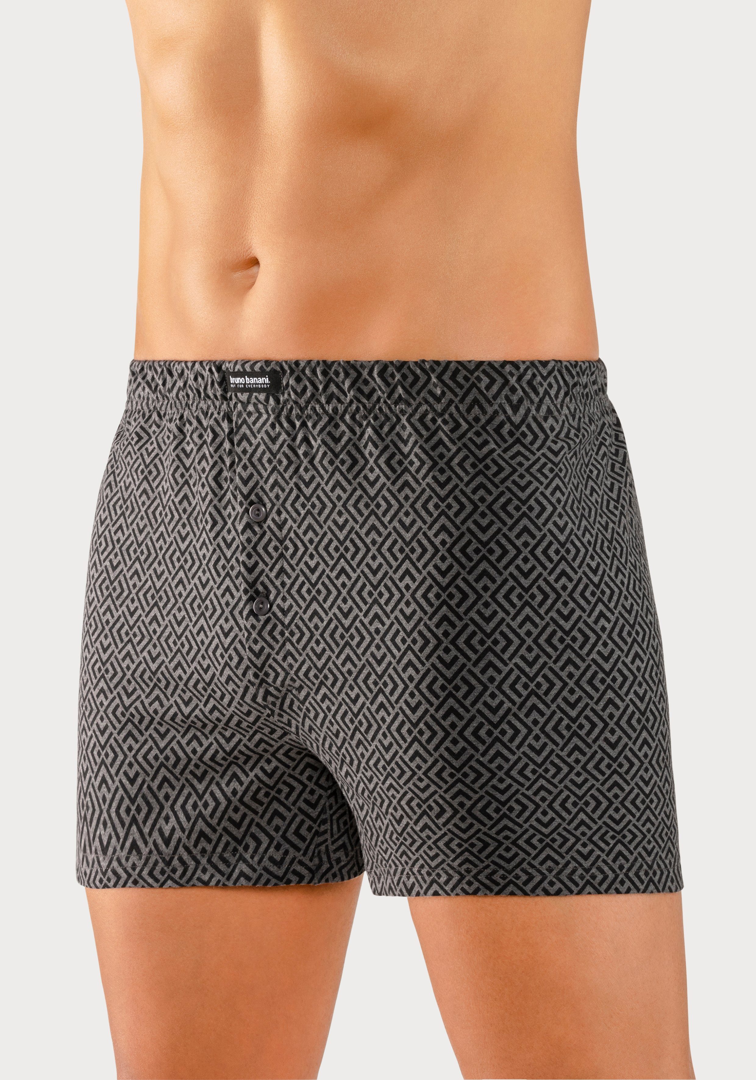 Bruno Banani Wijde boxershort wijde pasvorm (set 2 stuks)
