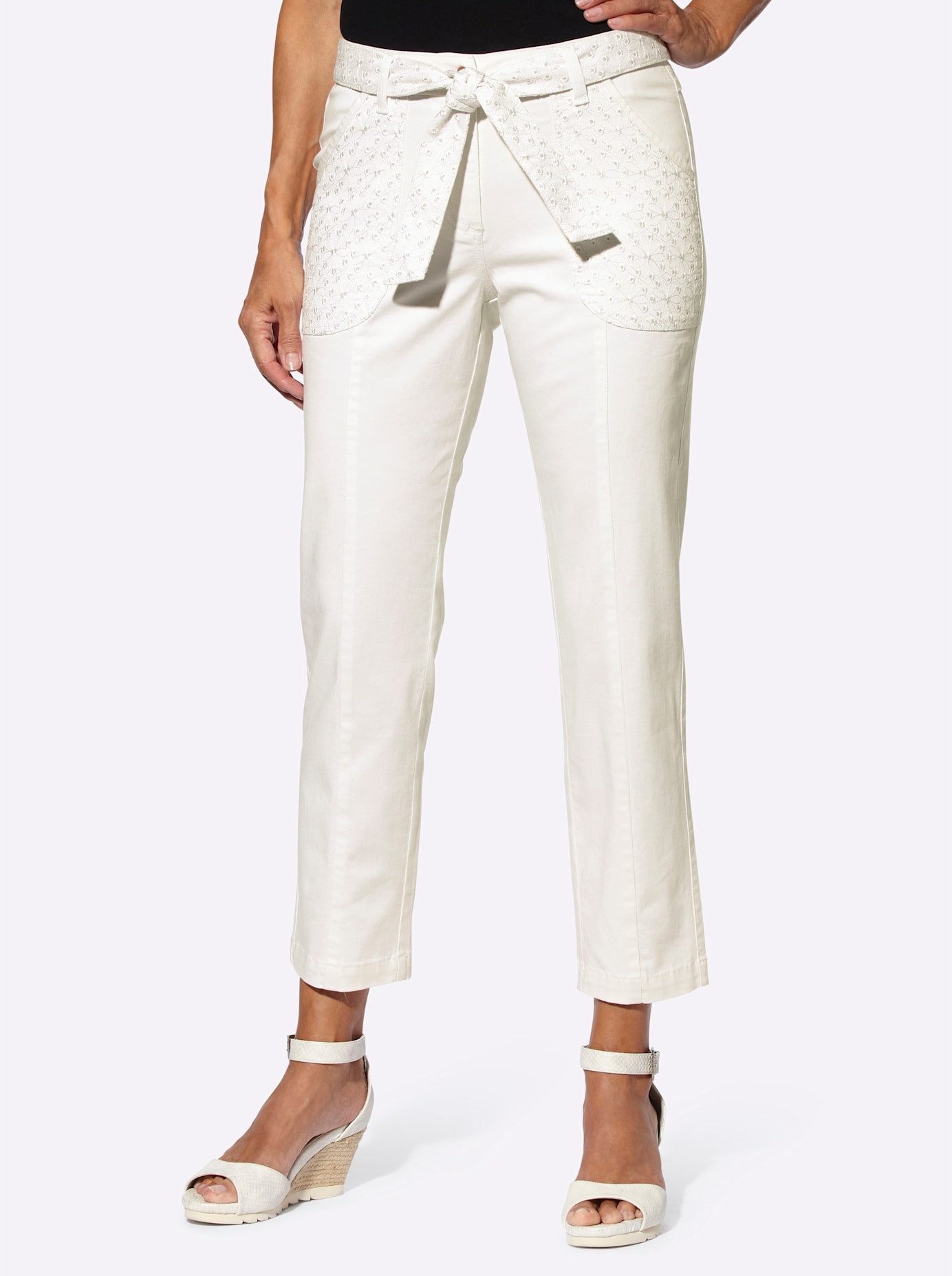 Classic Inspirationen Comfortabele jeans dames skinny jeans maat 36 beige