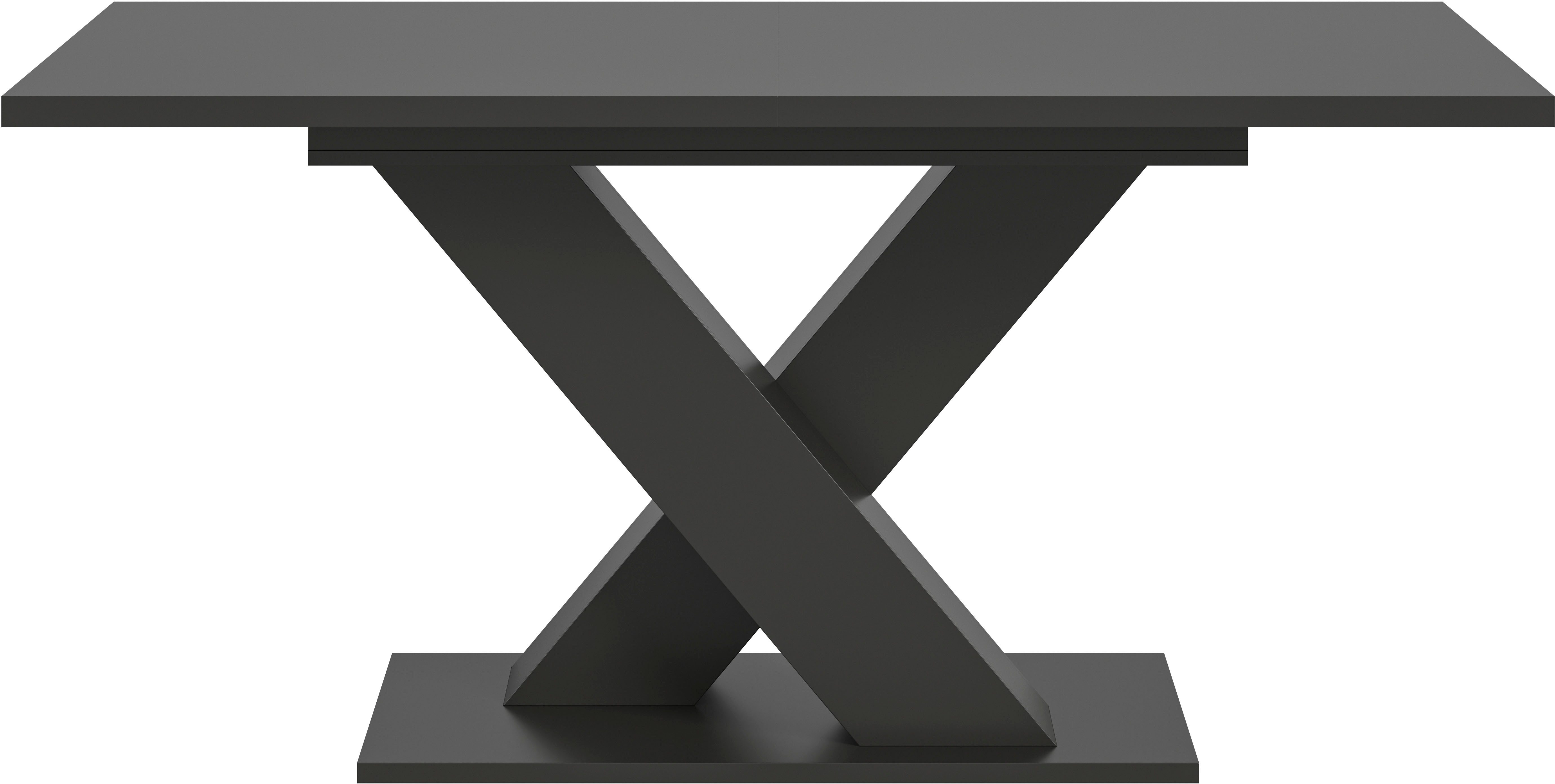 INOSIGN Eettafel Motus, uitschuifbaar 150 - 190 cm, inclusief 40 cm inlegplaat