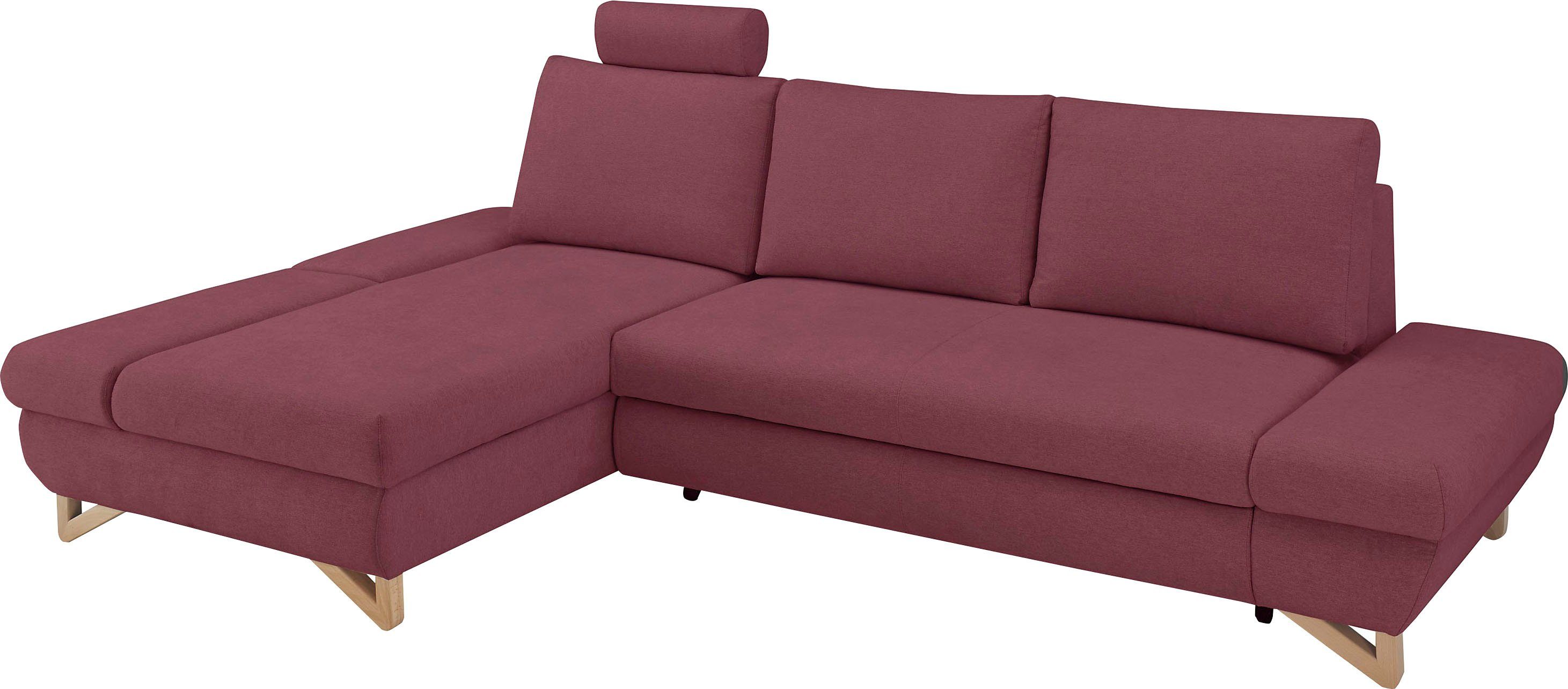 INOSIGN Slaapbank City/Giron comfortabele slaapbank (ligoppervlak 245 x 138 cm) en bedlade