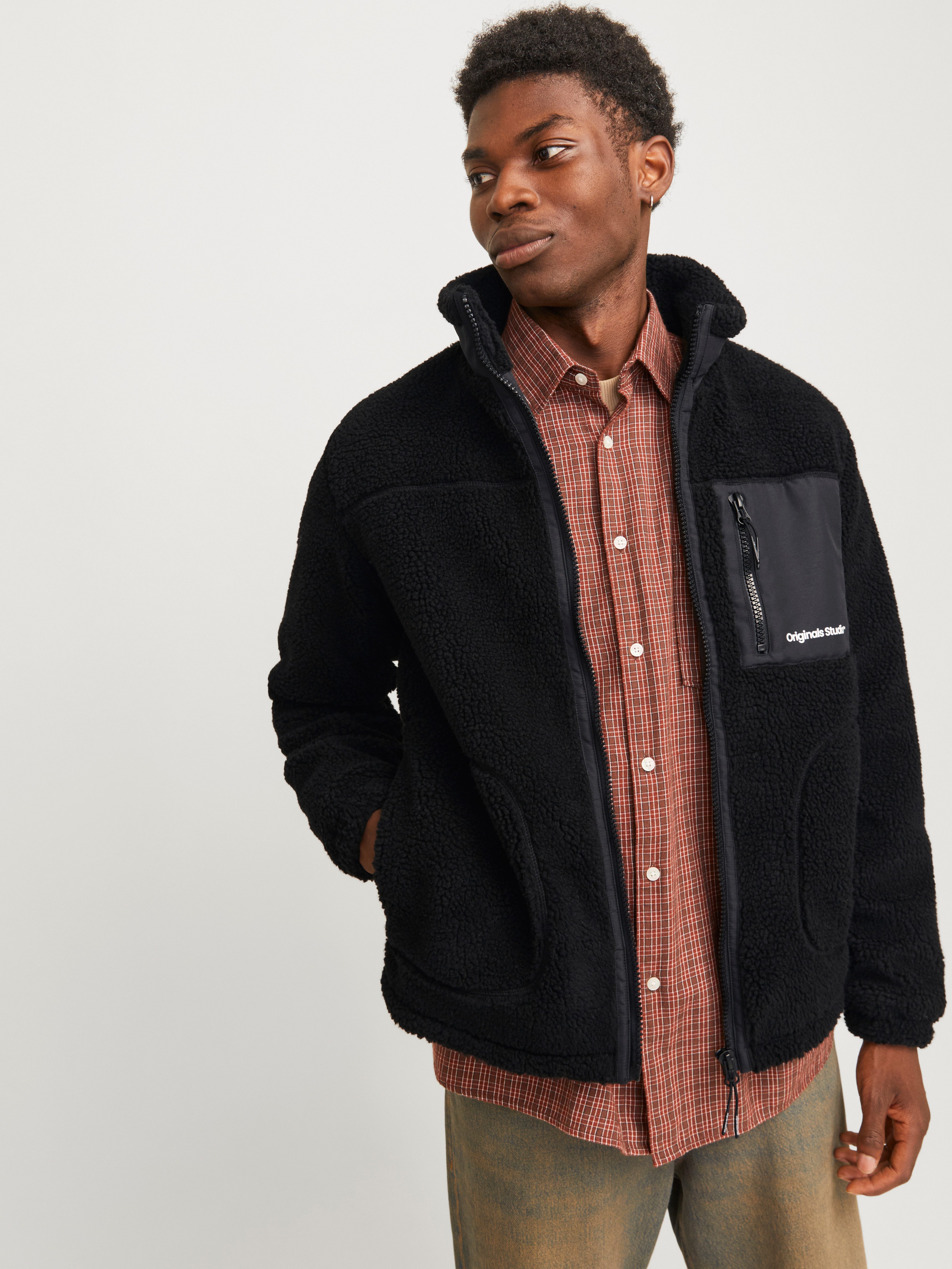 Jack & Jones Kort jack JORVESTERBRO TEDDY JACKET AW24 NOOS