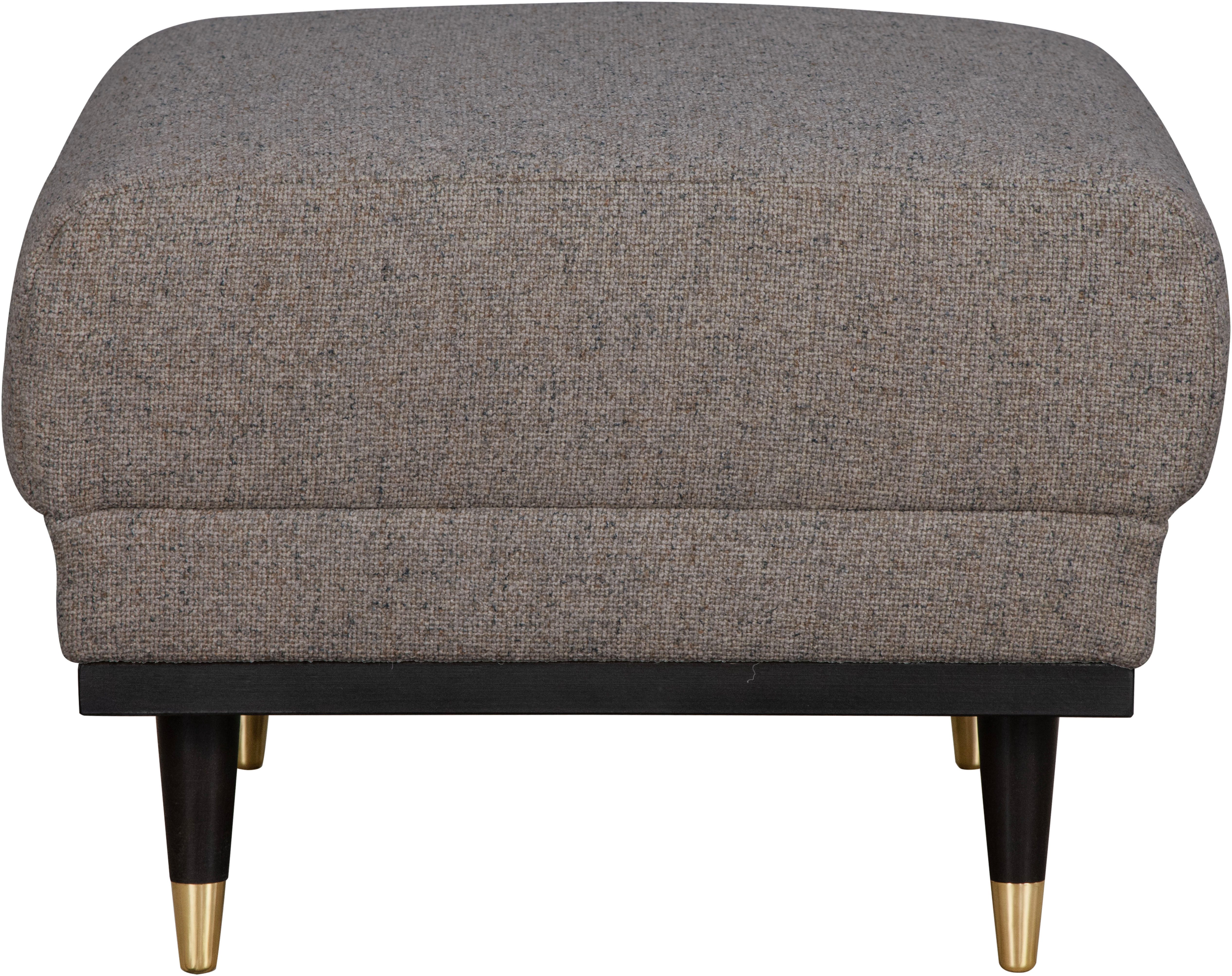 Guido Maria Kretschmer Home&Living Hocker Chamby met houten frame onderaan