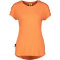 alife and kickin t-shirt mimmyak a zomers shirt in basic look in mooie unikleuren oranje