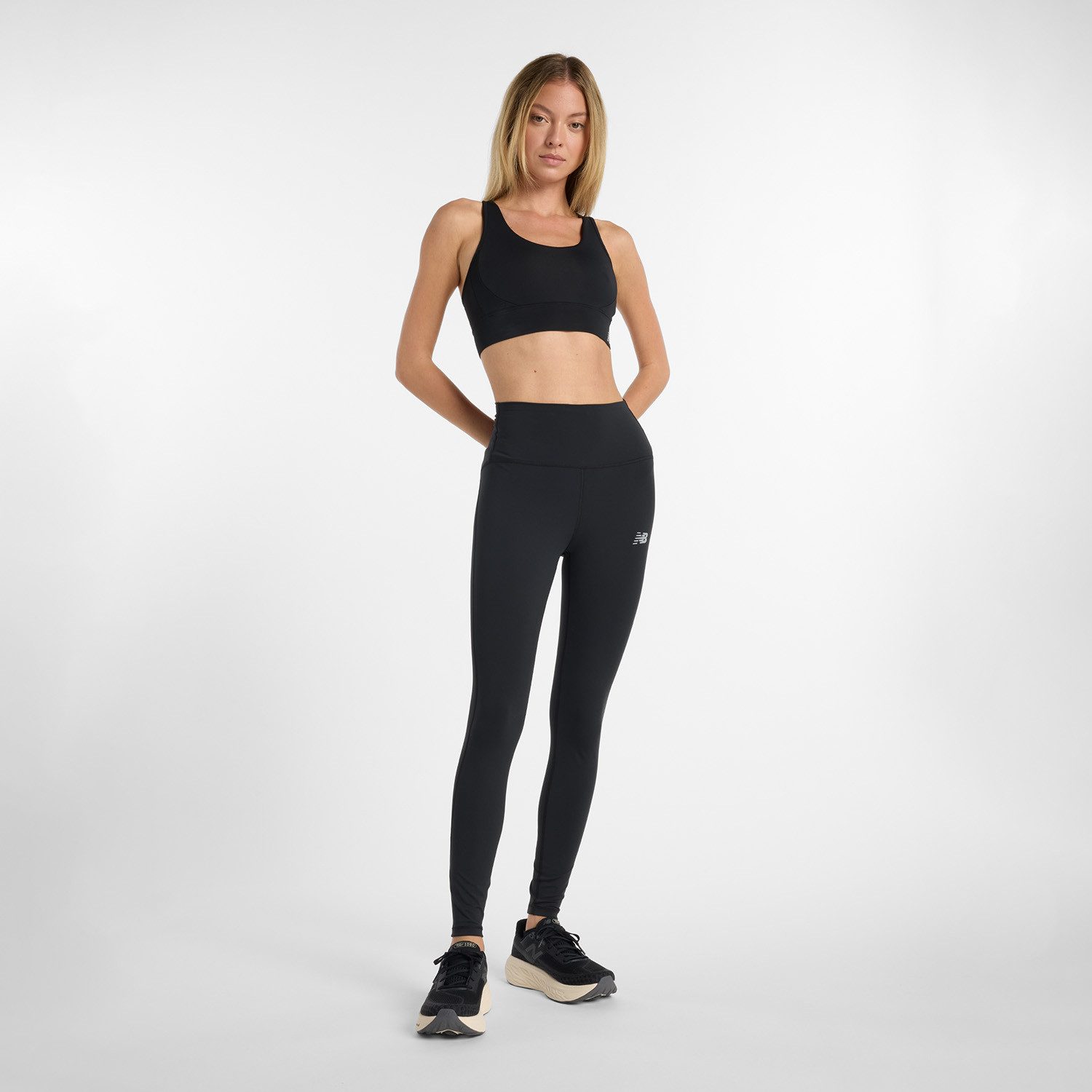New Balance Runningtights NBleek High Riselegging 27" NB NAVY
