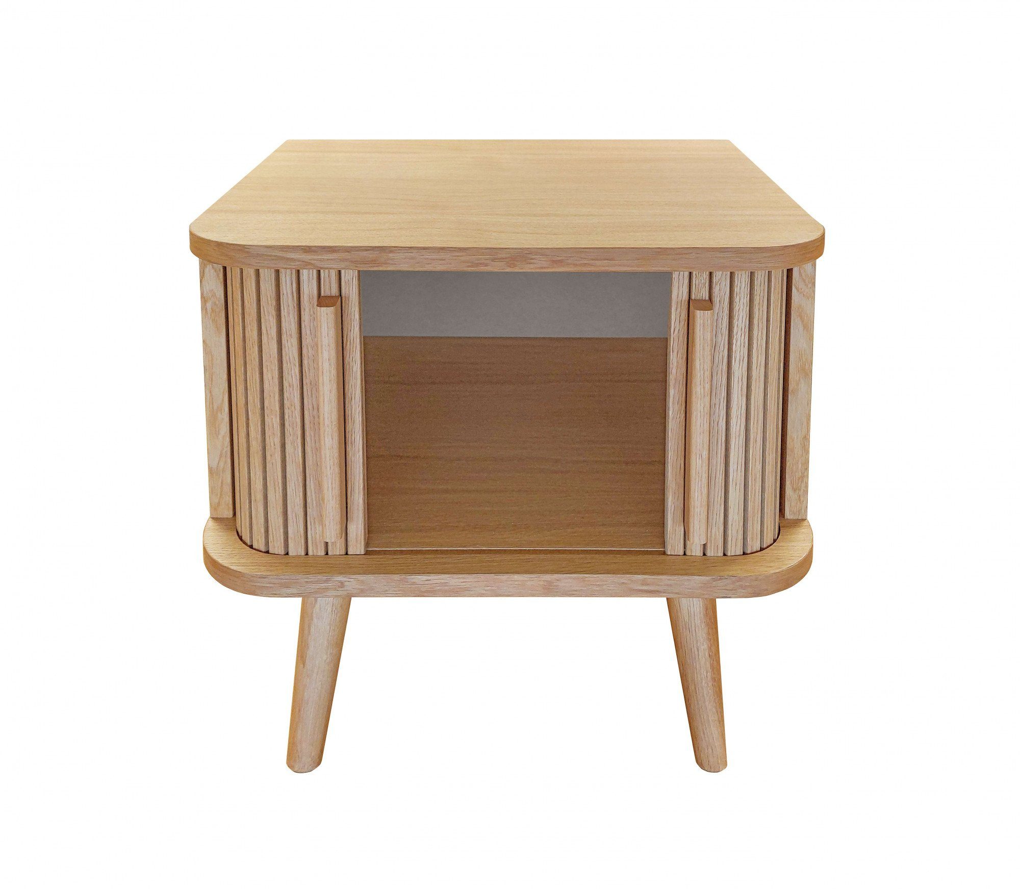 Woodman Bijzettafel Rove uniek ontwerp, gedeeltelijk massief, breedte 49,5 cm