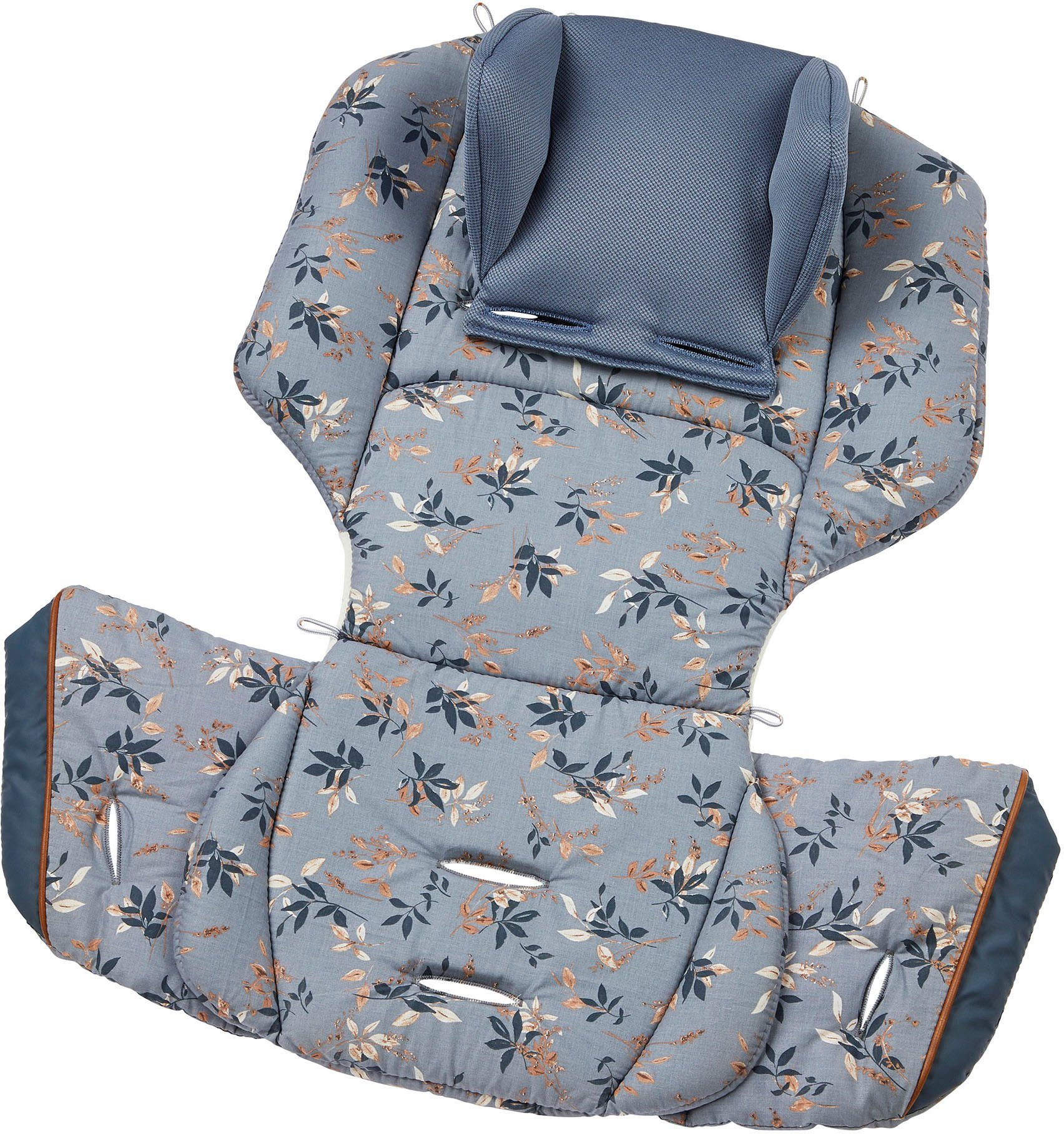 Gesslein Combi-kinderwagen FX4 Soft+ met opzetstuk Classic zwart/cognac, middenblauw