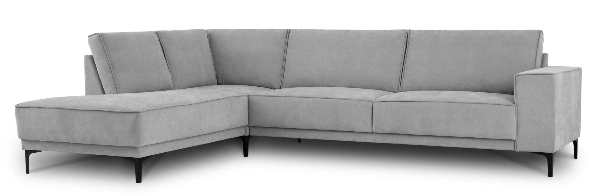 Places of Style Hoekbank Oland, structuur, platweefsel, luxe microvezel, bouclé