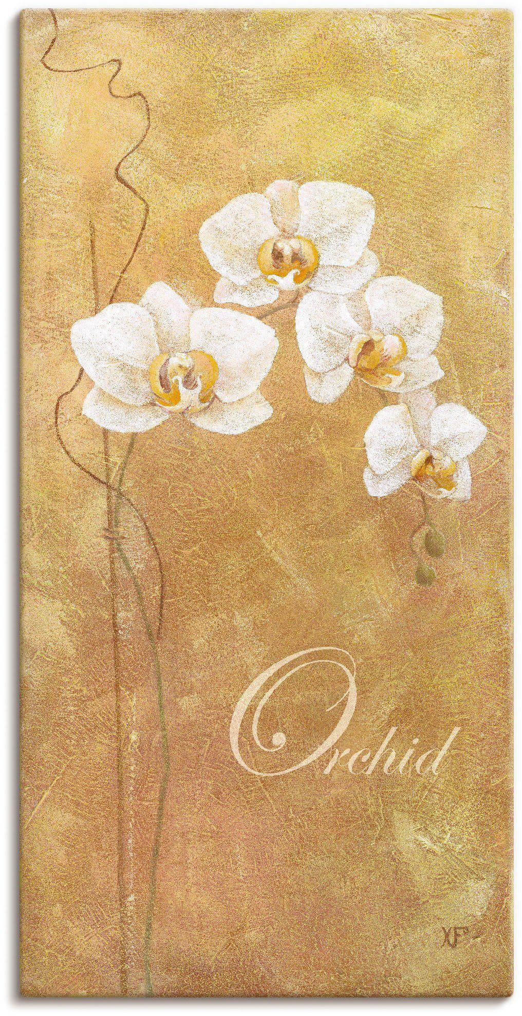 Artland Artprint Filigraan verwerkte orchidee in vele afmetingen & productsoorten - artprint van aluminium / artprint voor buiten, artprint op linnen, poster, muursticker / wandfol