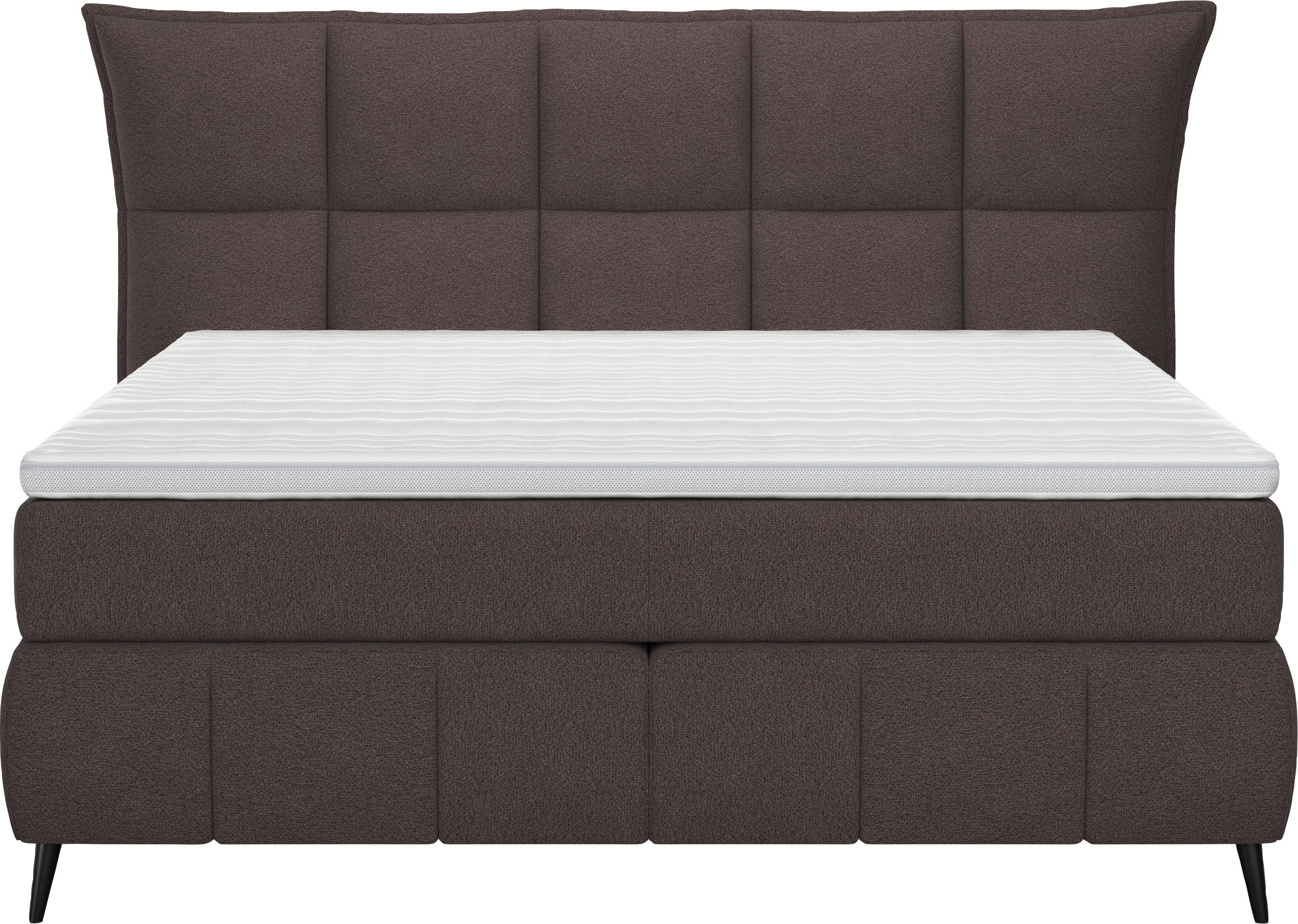 COTTA Boxspring Sarah inclusief topper, 2 matraskernen, hardheden h2, h3 of h4