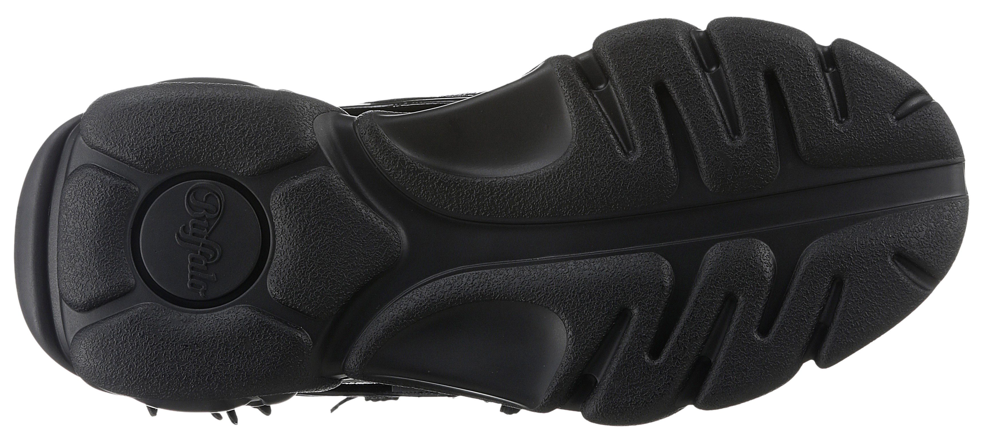 Buffalo Plateausneakers CORIN BUTTERFLIES , vrijetijdsschoen, lage schoen, veterschoen, streetwear, vegan