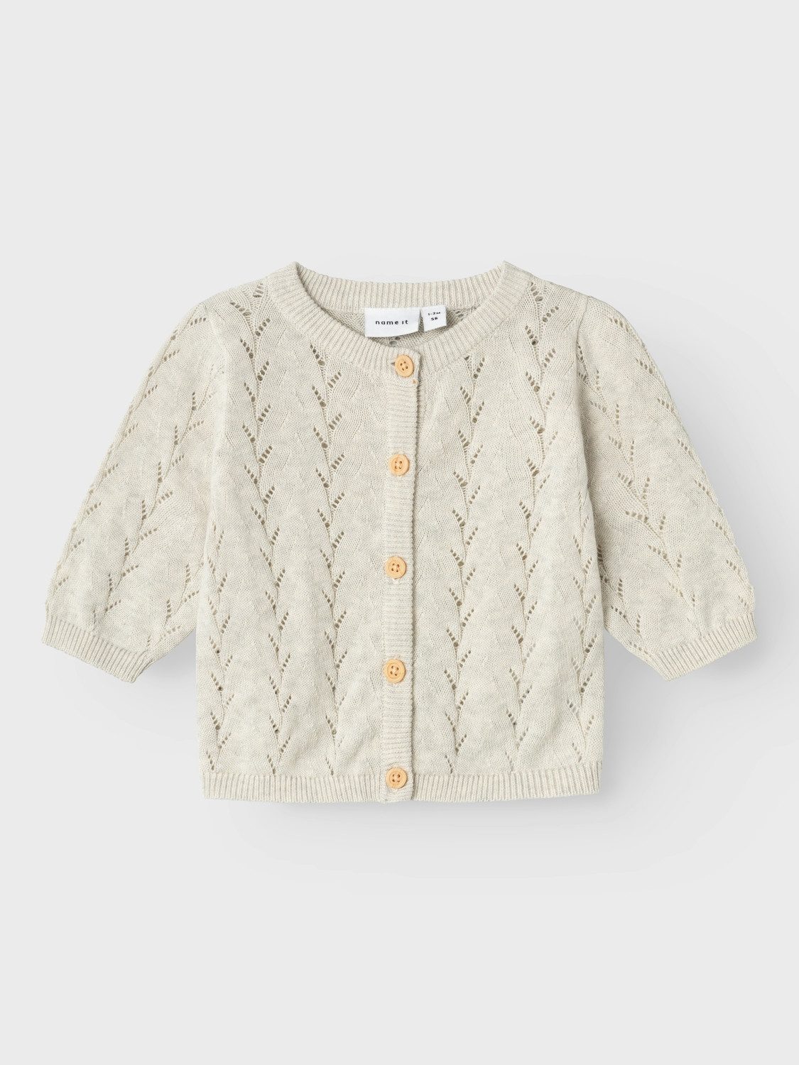 Name It Vest NMFBANNI LS KNIT CARD NOOS