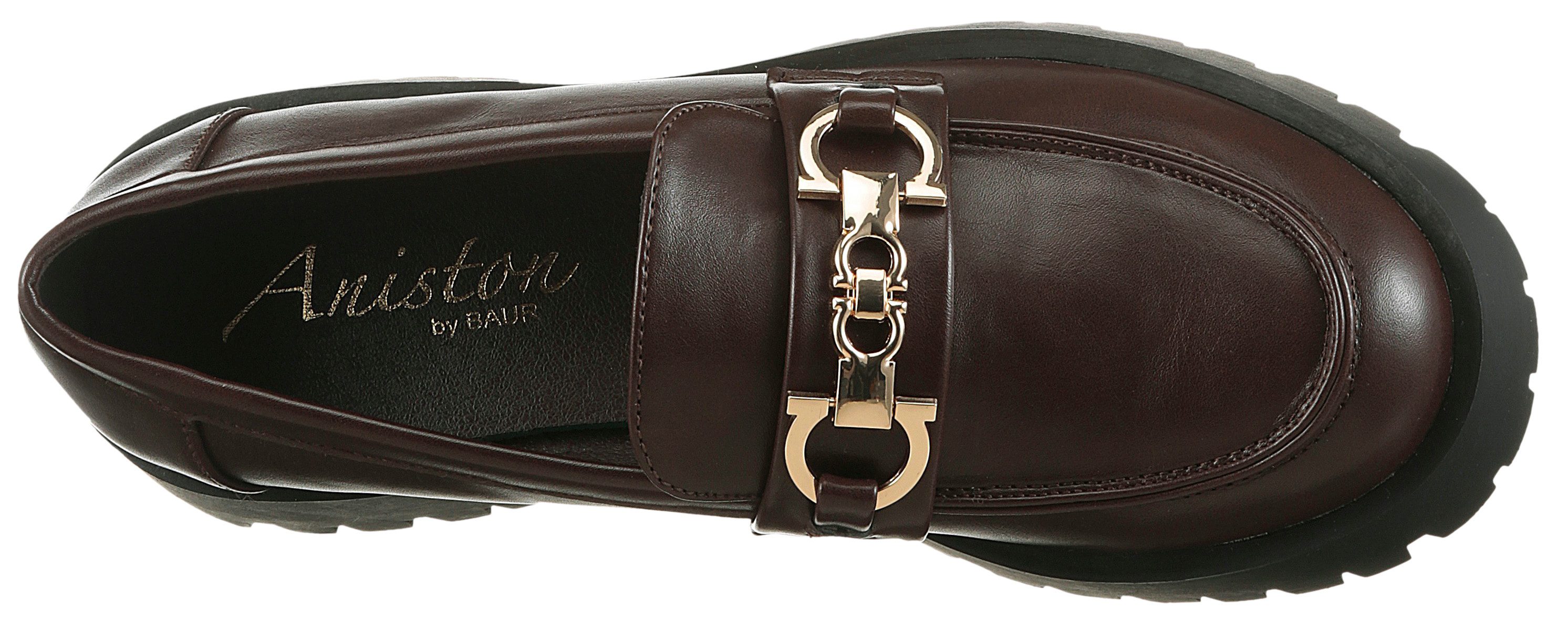 Aniston SHOES Loafers slippers, lage schoen met comfortabele breedte g (=breed) - nieuwe collectie