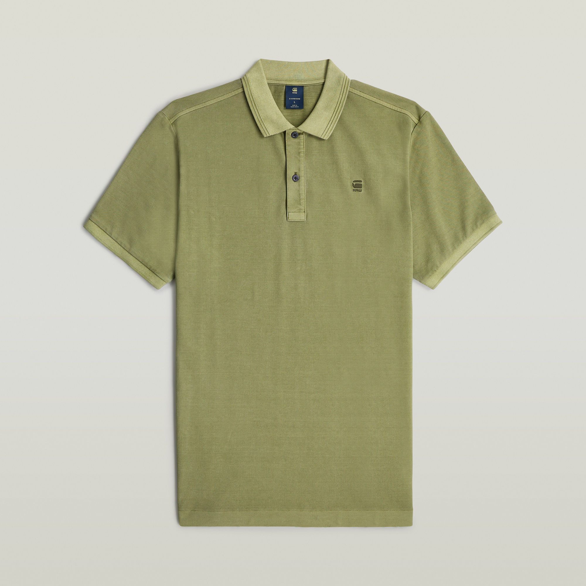 G-Star RAW Poloshirt Dunda slim fit Logo-embossing op de borst
