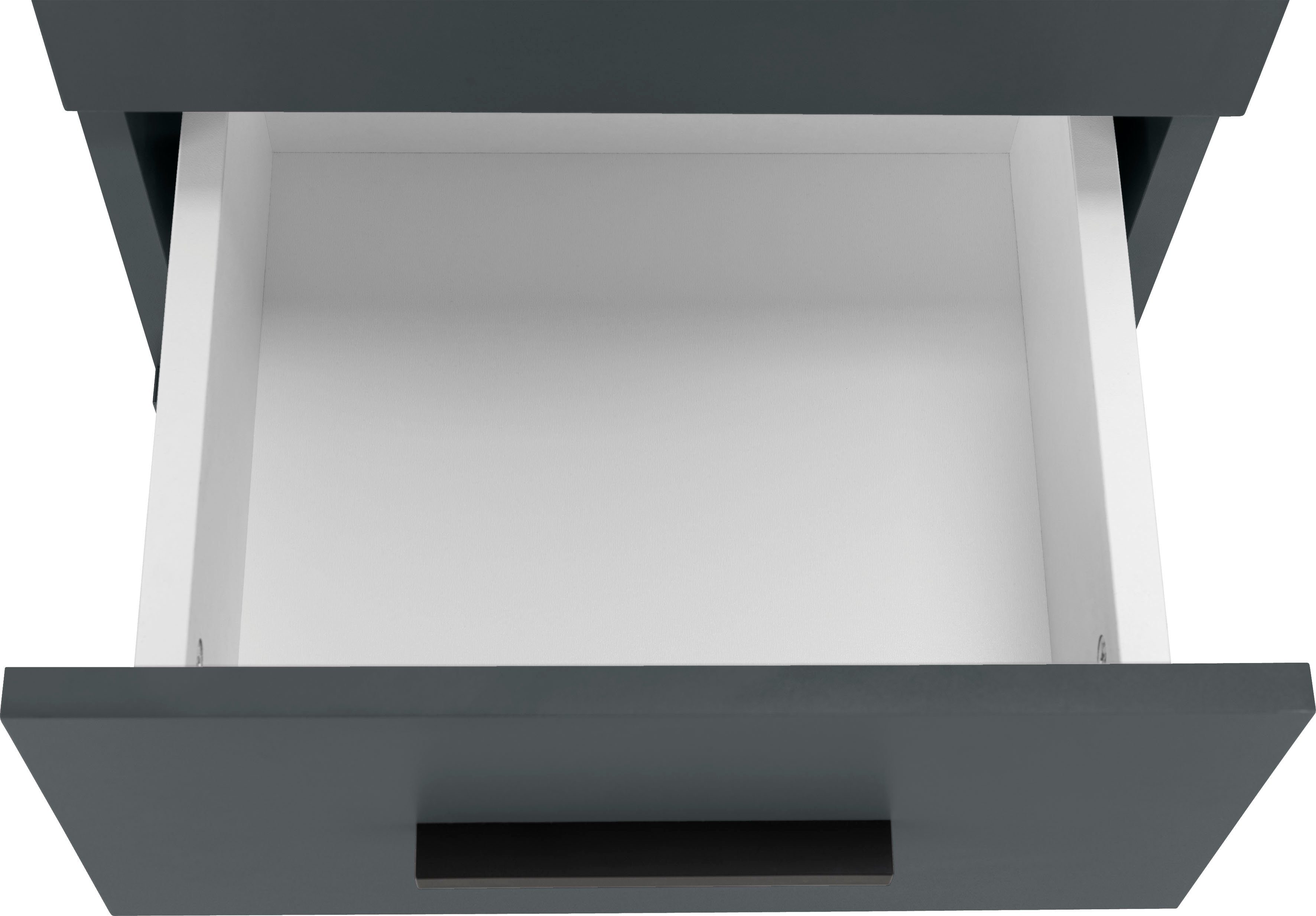 INOSIGN Halfhoge kast Skara verstelbare planken achter elke deur, breedte 38 cm, hoogte 130 cm