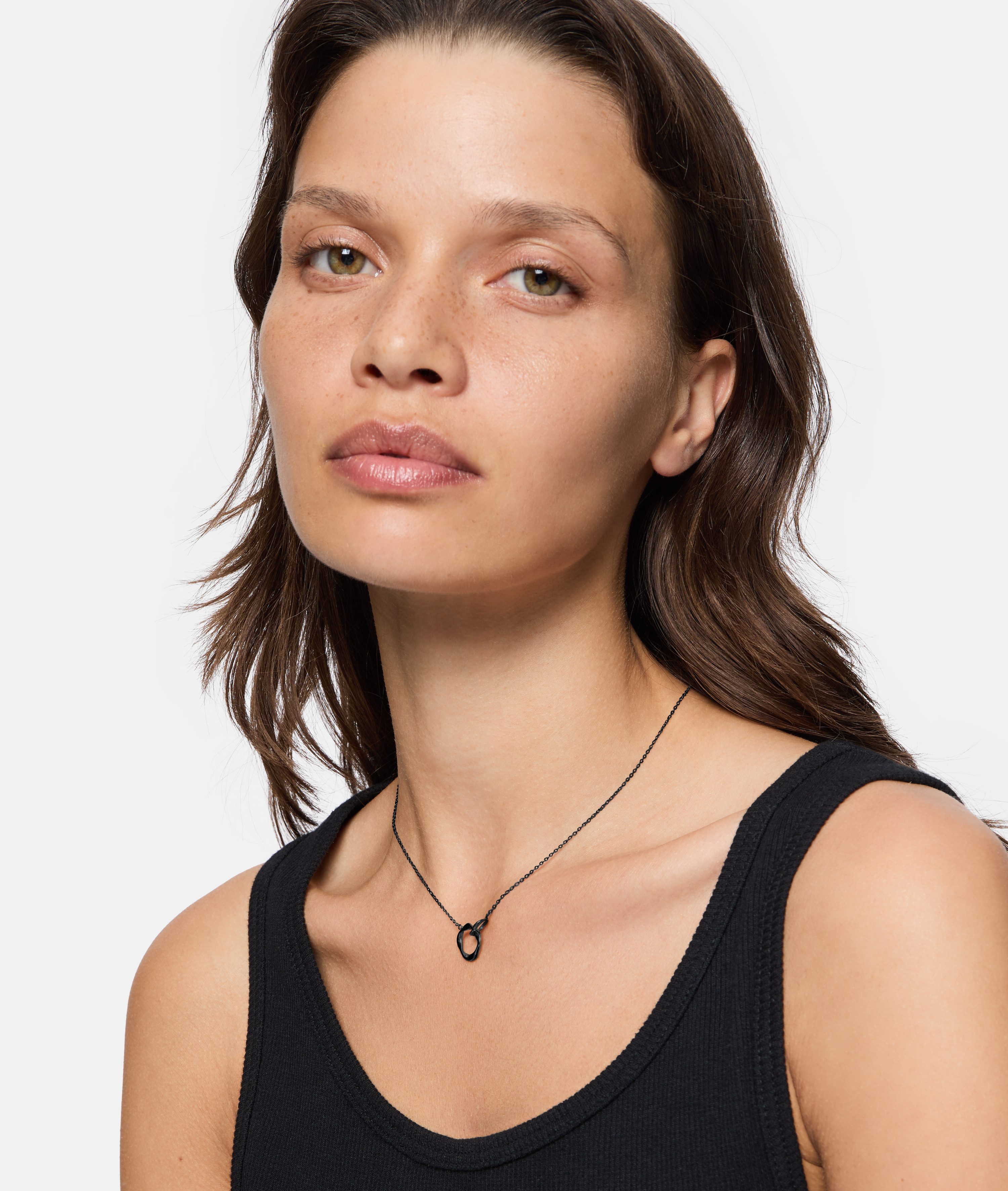 Liebeskind Berlin Ketting met hanger Sieraden roestvrijstalen ketting The Organic Twist LJ-0989 LJ-1550 LJ-1551