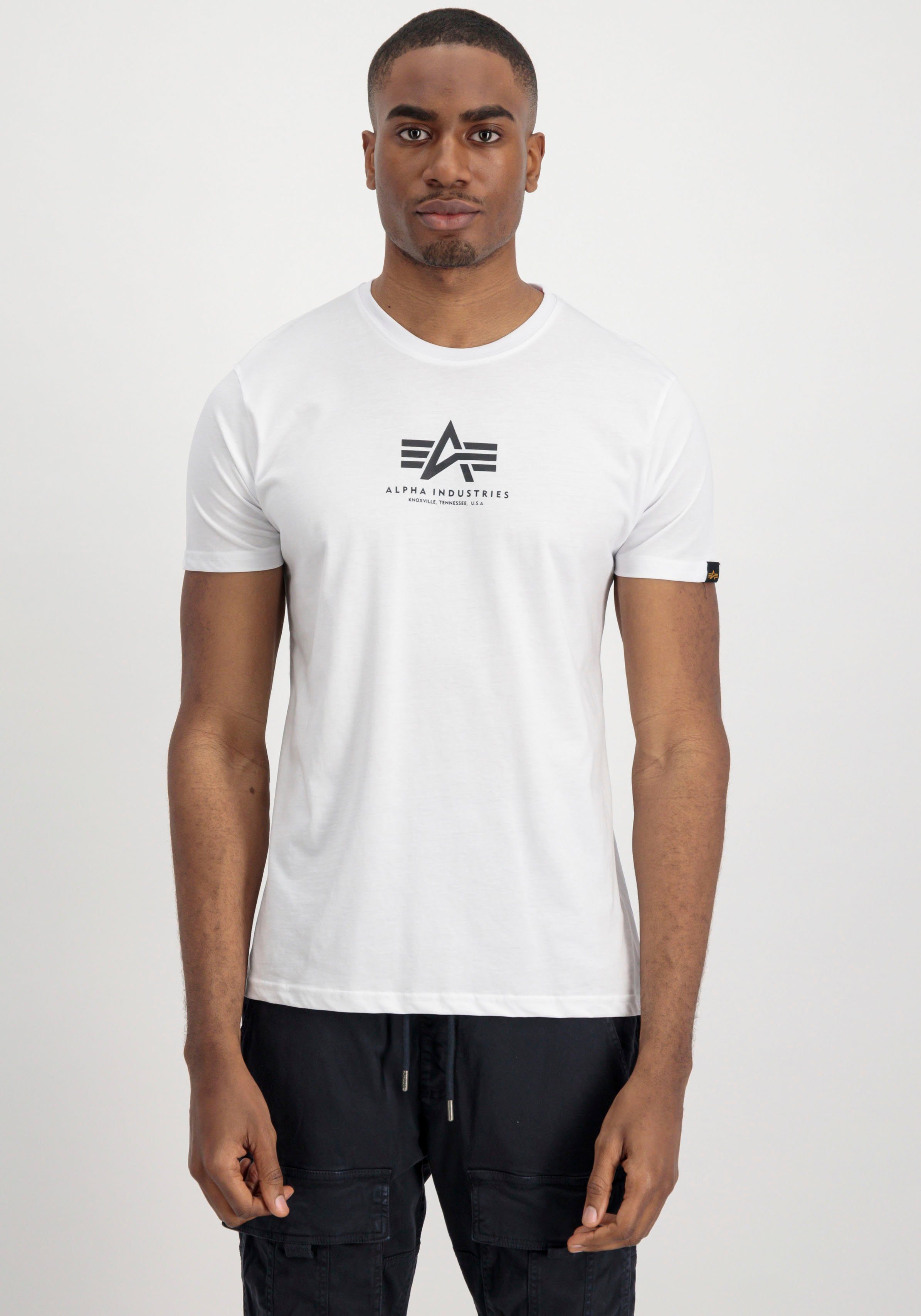 Alpha Industries Shirt met ronde hals Basic T ML