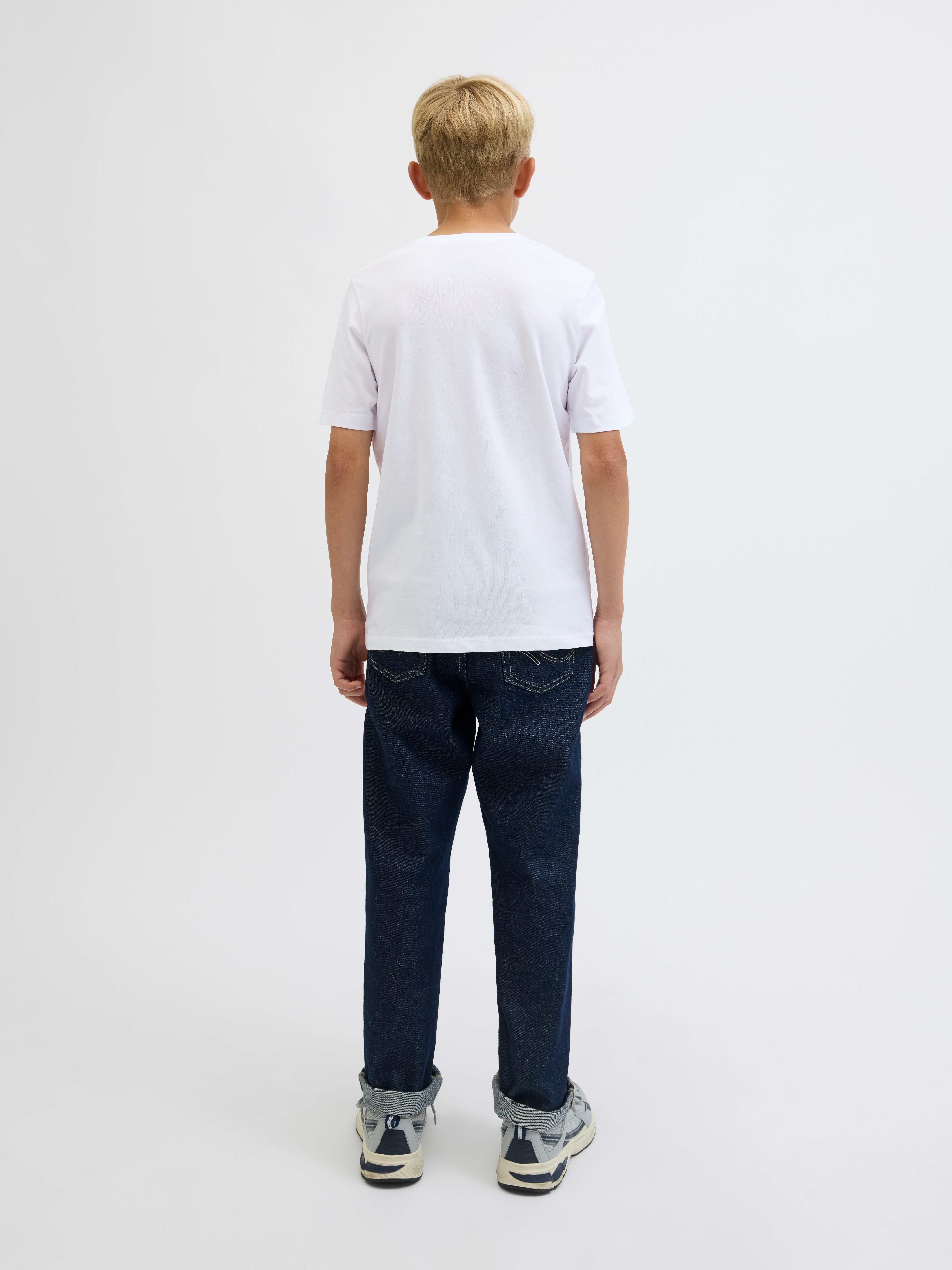 Jack & Jones Junior T-shirt JJGEPLAS TEE SS CREW NECK 3PK MP JNR (set, 3-delig)