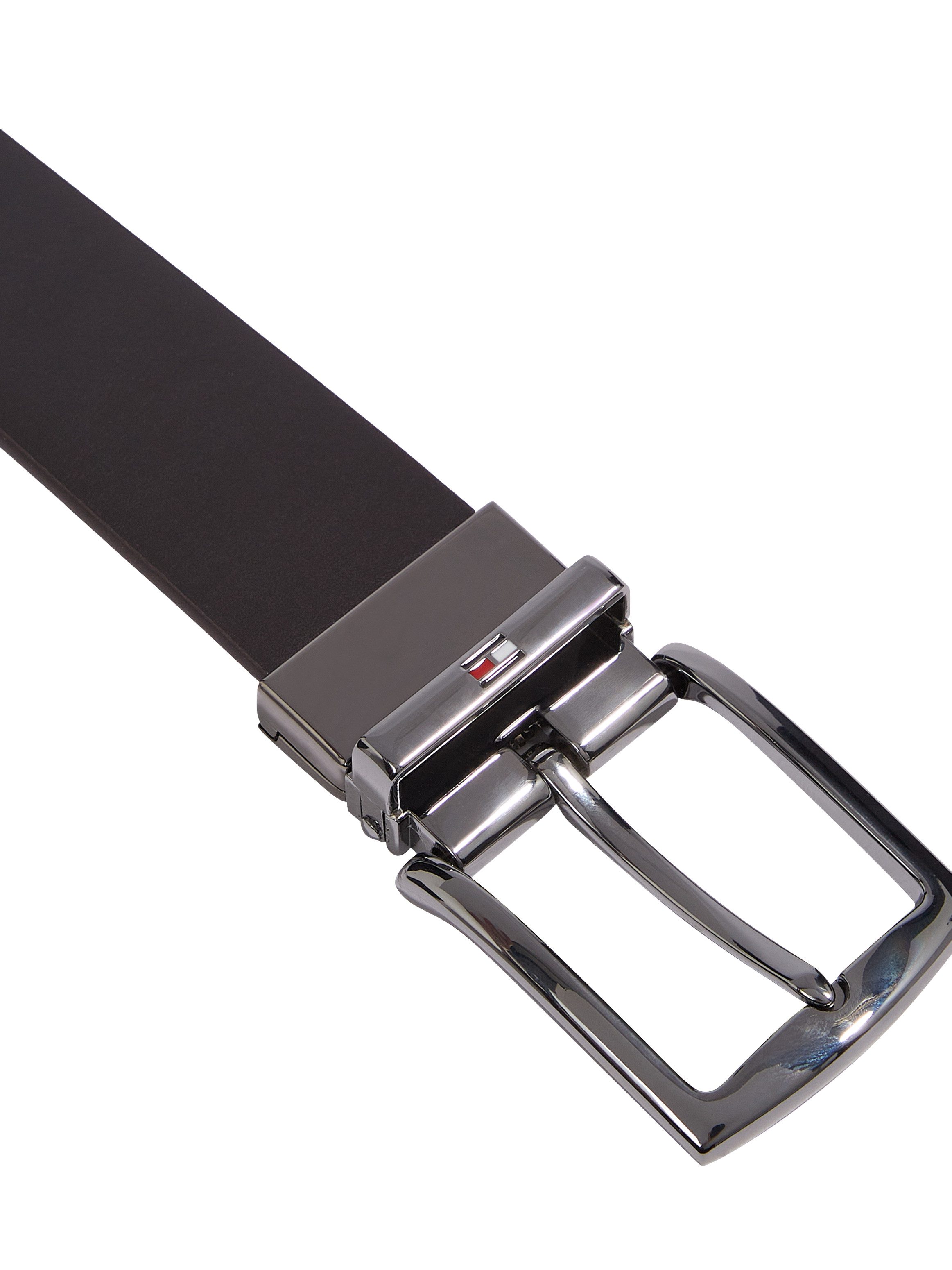 Tommy Hilfiger Leren riem Denton Rev. 3.5 cm met gestempeld logo