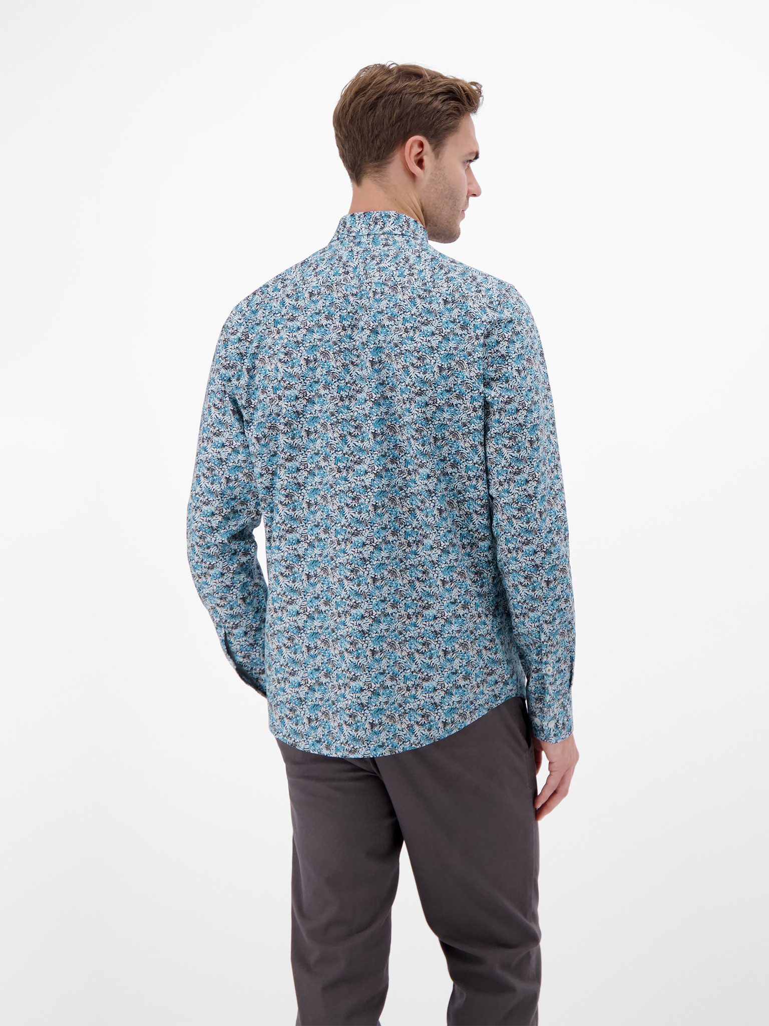 Lerros Overhemd met lange mouwen met grafisch patroon