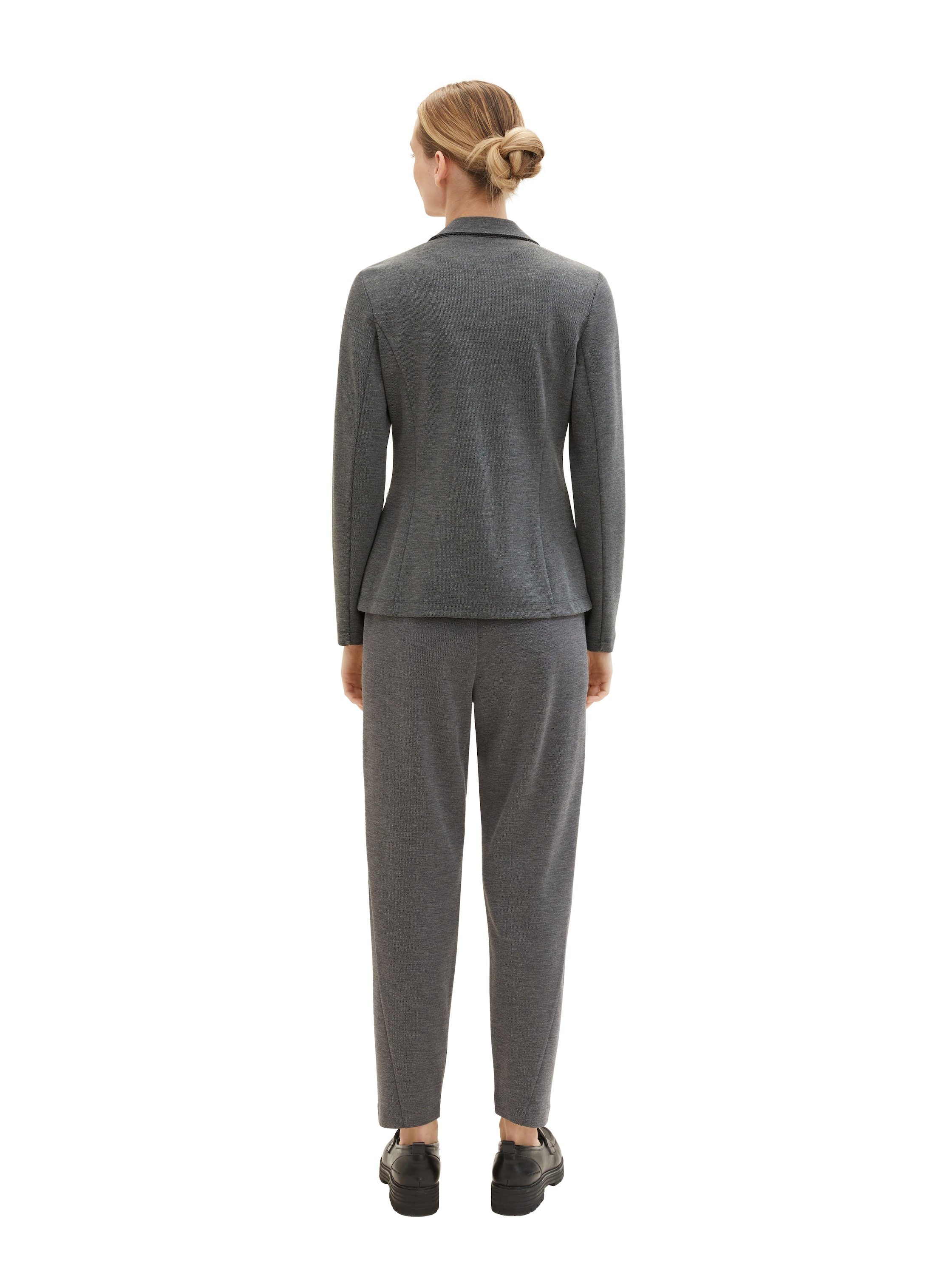 Tom Tailor Korte blazer in gemêleerde look