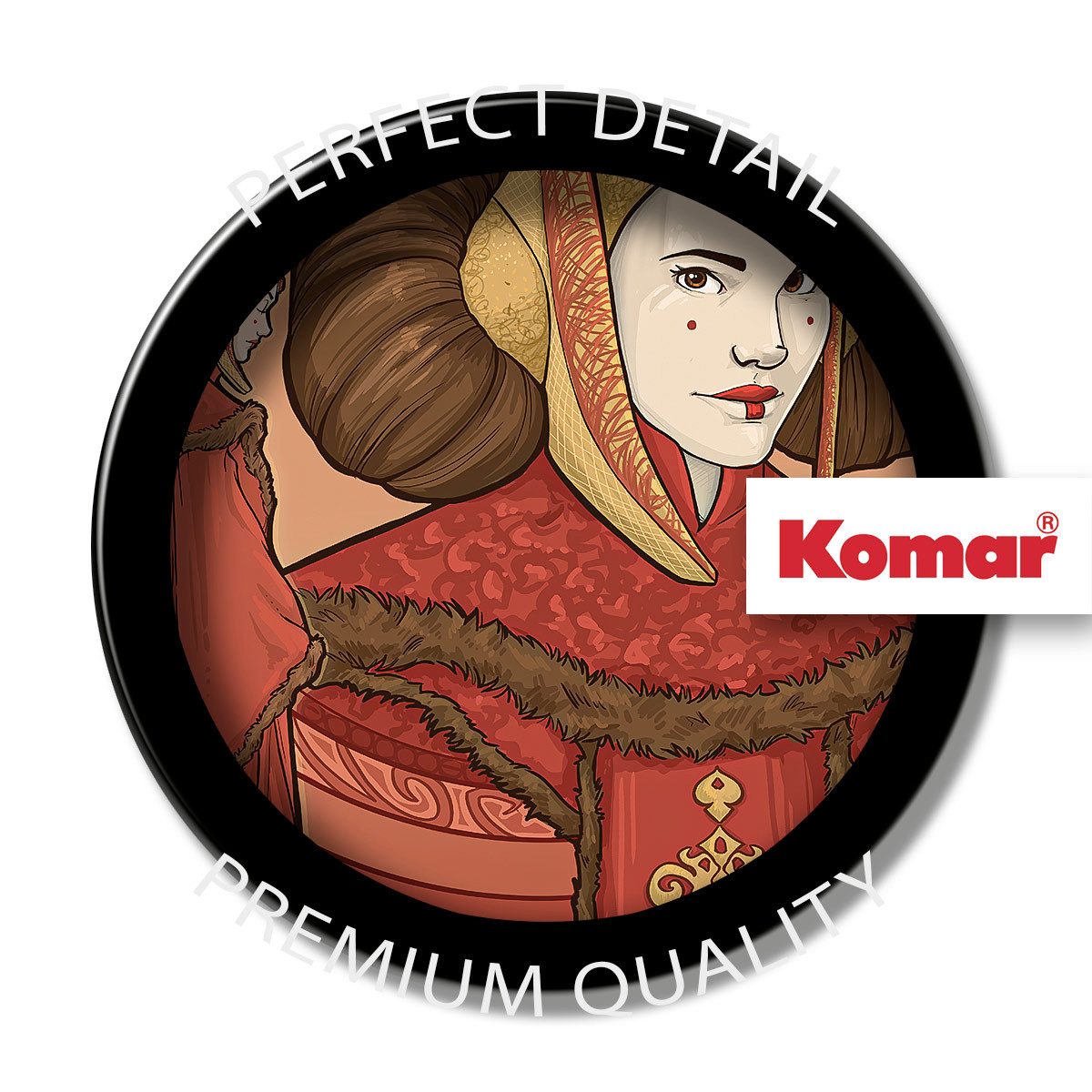 Komar Artprint Star Wars Queen Padmé Amidala 300 x 280 cm (breedte x hoogte) - behang, vlies, woonkamer, slaapkamer (1 stuk)