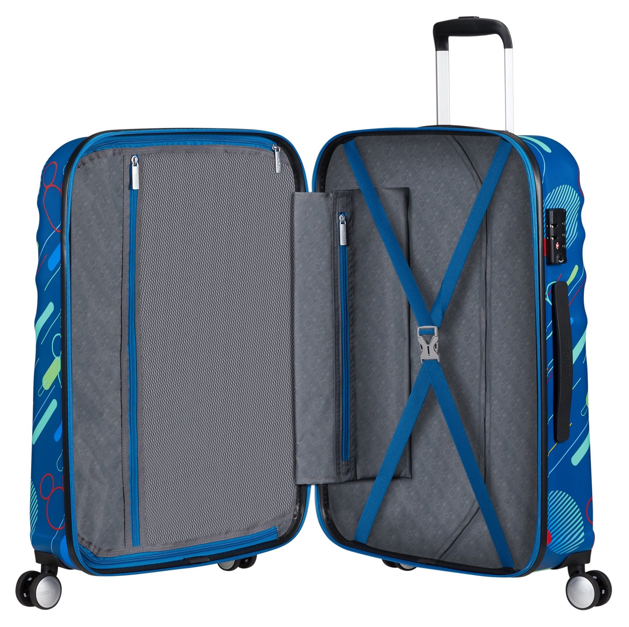 American Tourister Kinderkoffer WAVEBREAKER DISNEY 67 Kinder reisbagage koffer TSA-cijferslot