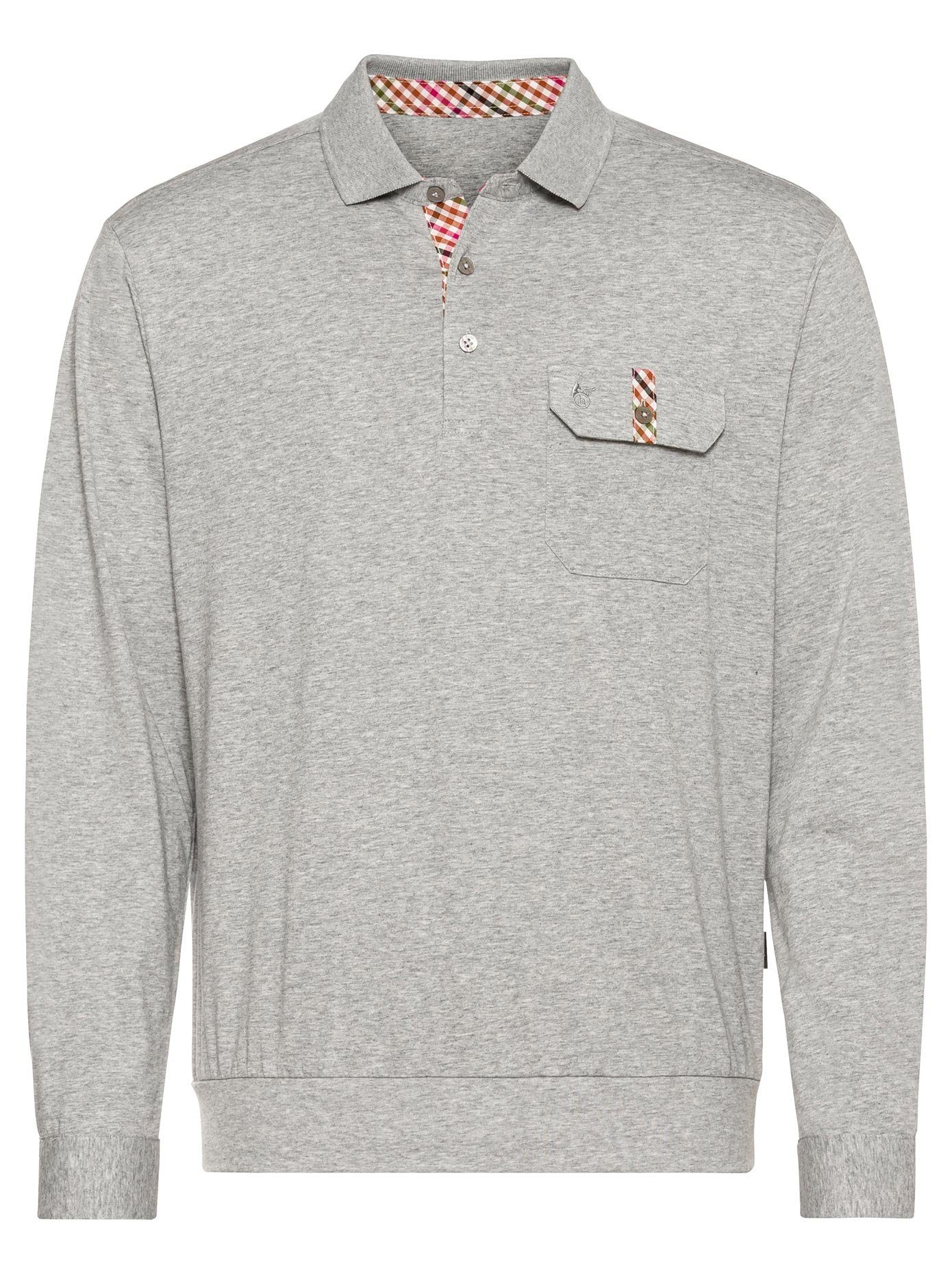 Hajo Poloshirt met lange mouwen (1-delig)