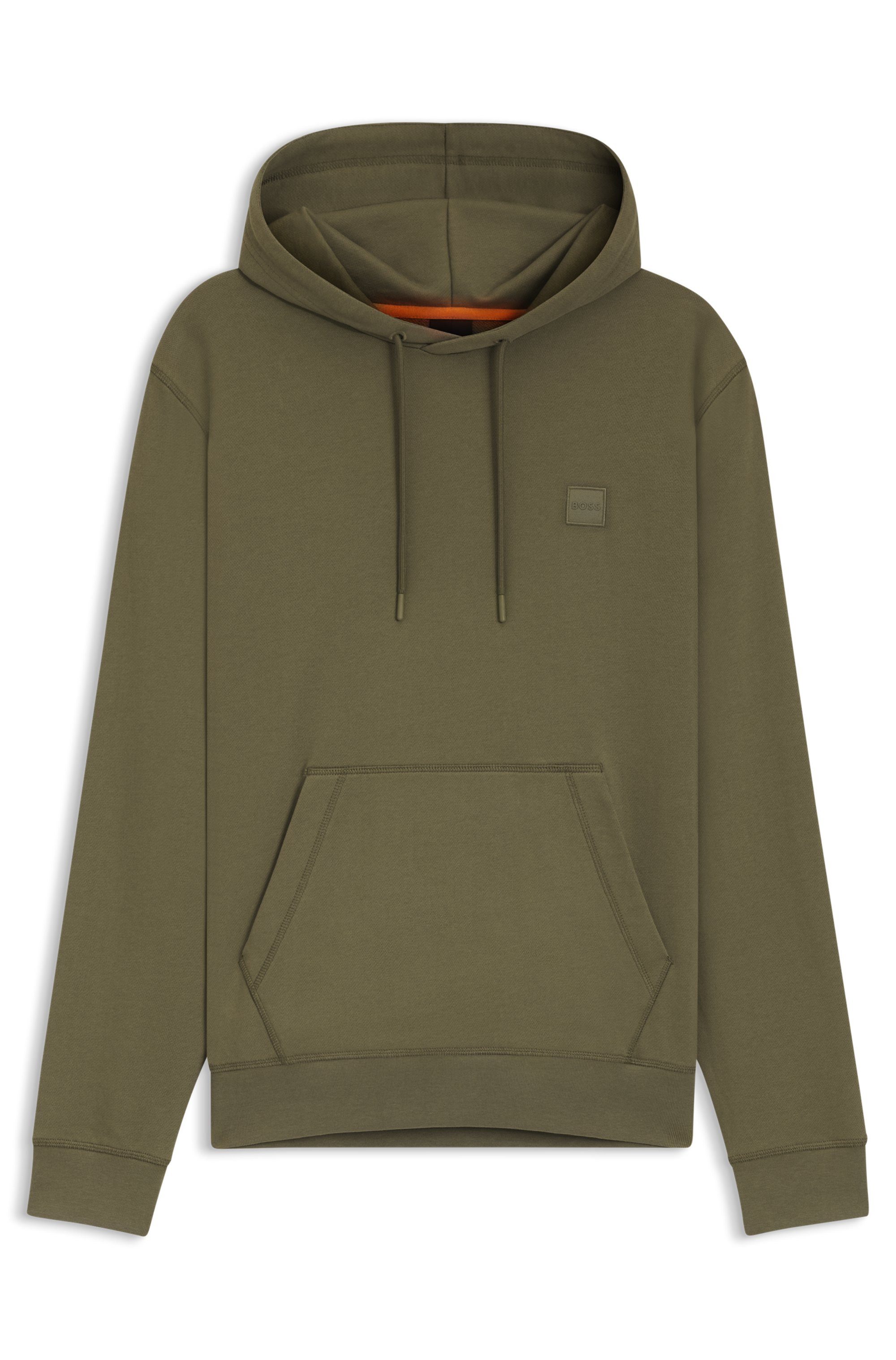 Boss Orange Hoodie Wetalk met geborduurd boss merkembleem