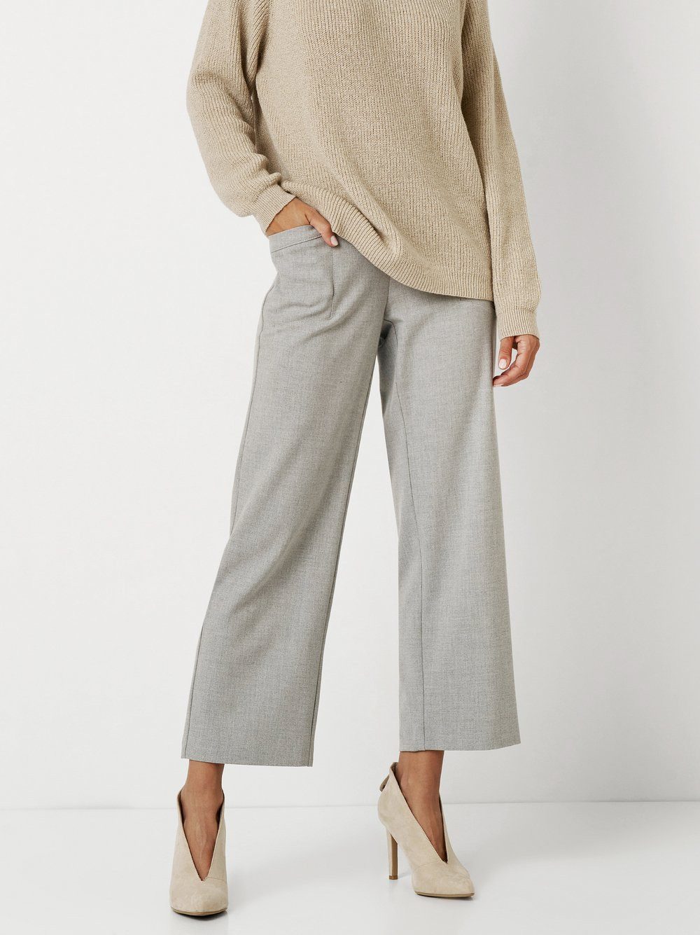 TONI Comfortbroek Sue Wide Chic 7 8 met elastische taille