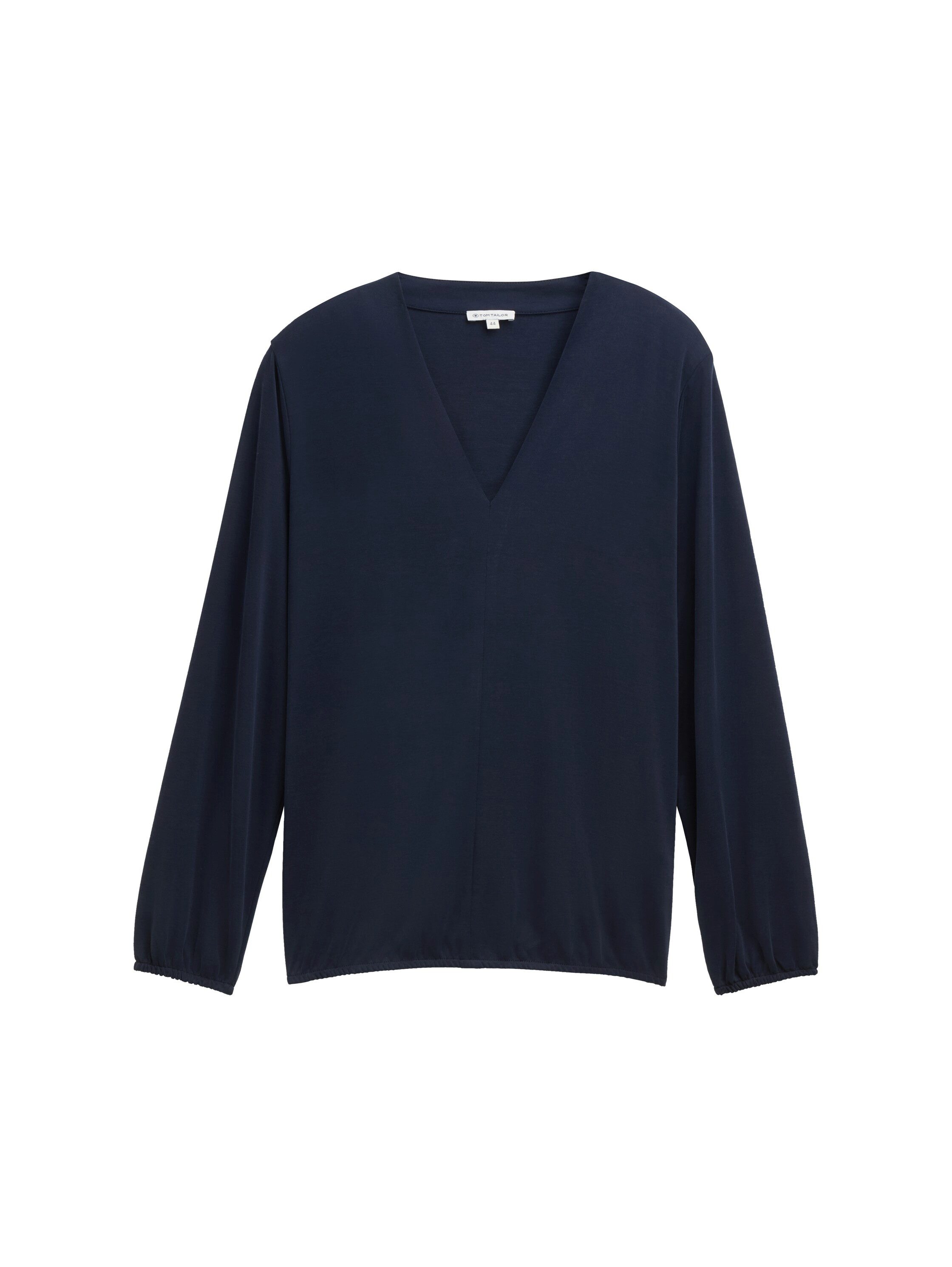 TOM TAILOR MY TRUE ME Shirt met lange mouwen met v-hals