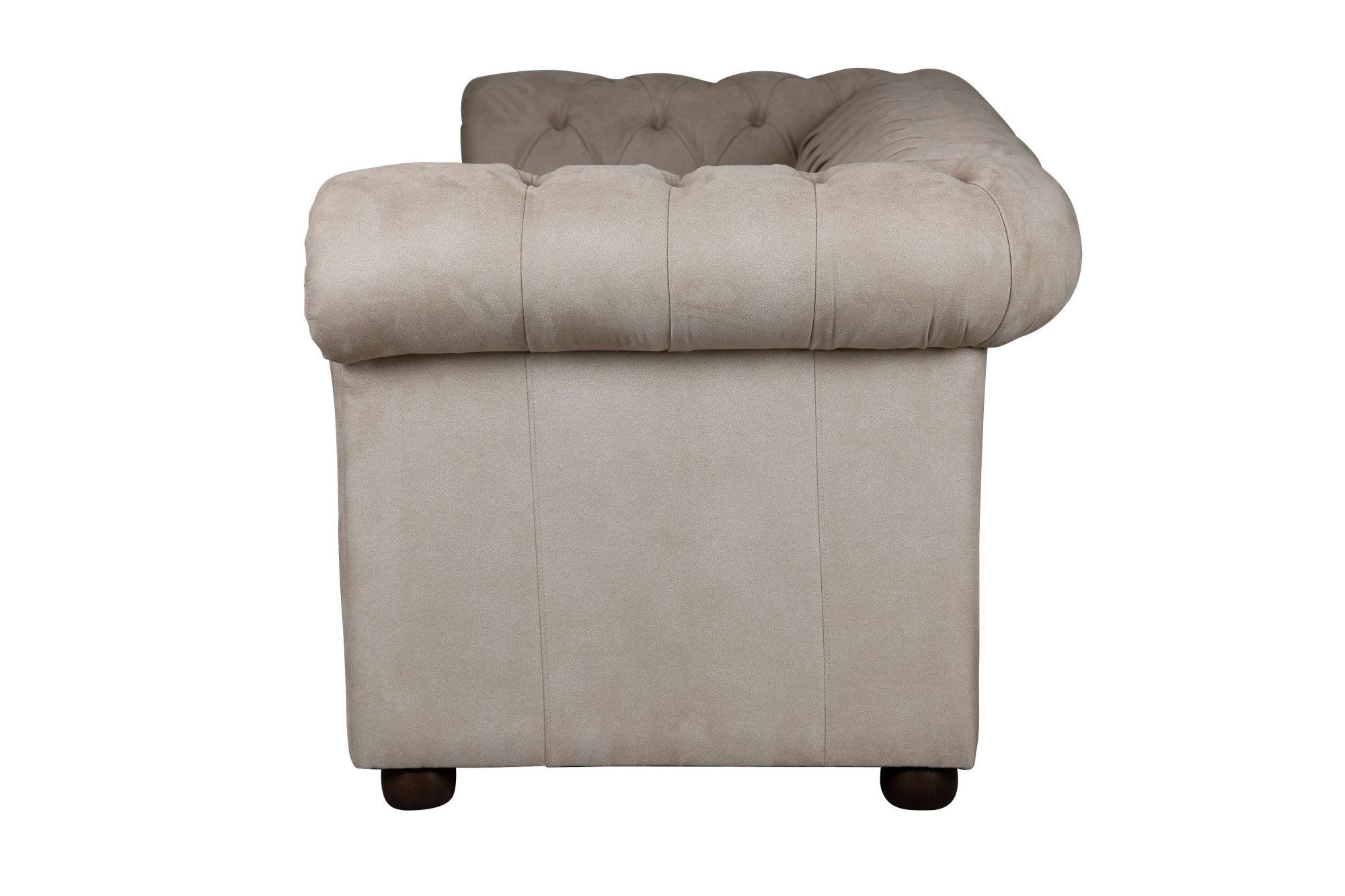 Home affaire 3-zitsbank CHARENTE, optionele slaapbank, Chesterfield-sofa, bedfunctie met edele knoopbevestiging en typische armleuningen, b/d/h 198/89/74 cm