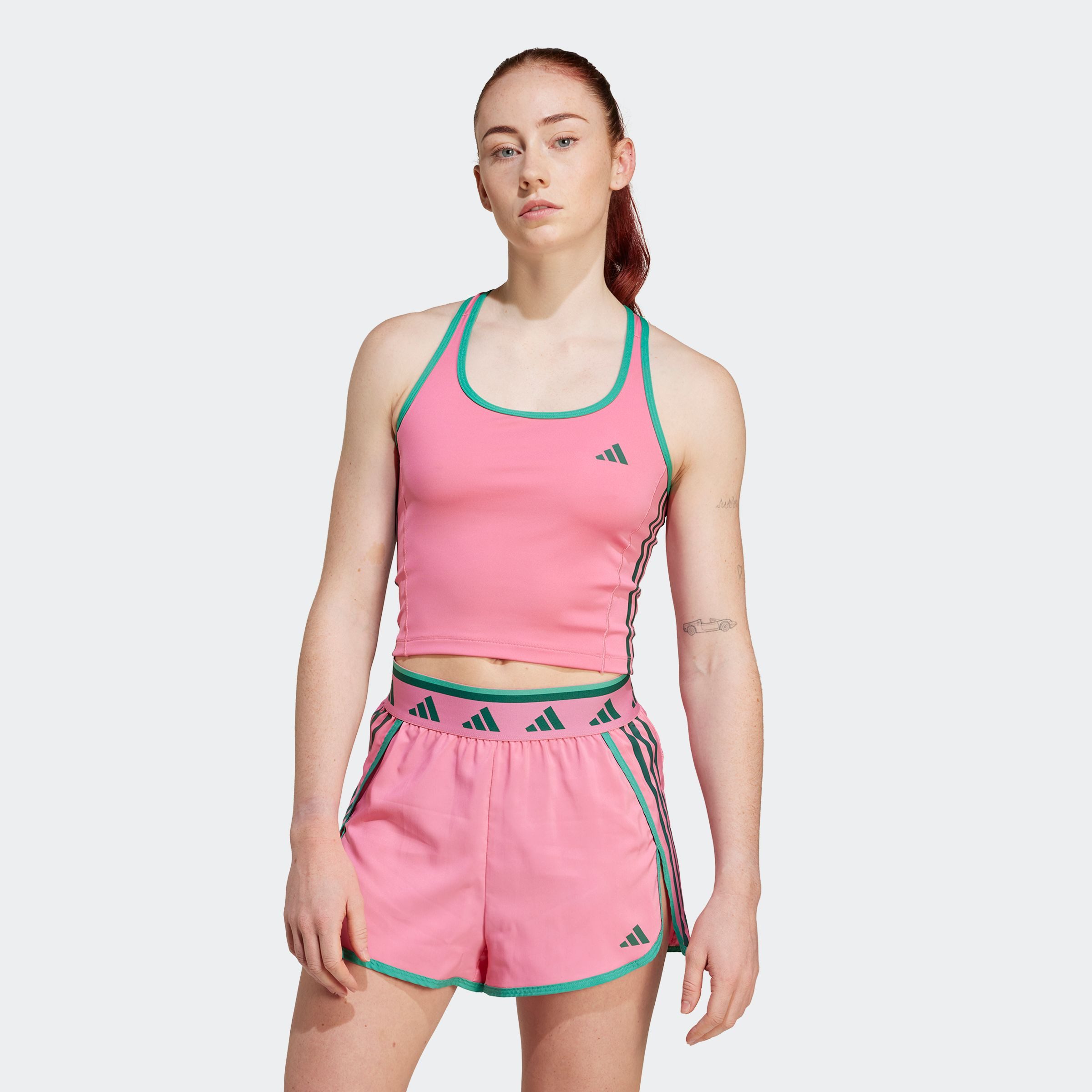 adidas Performance Tanktop HYGLM TK Q2 dames tanktops maat XS roze
