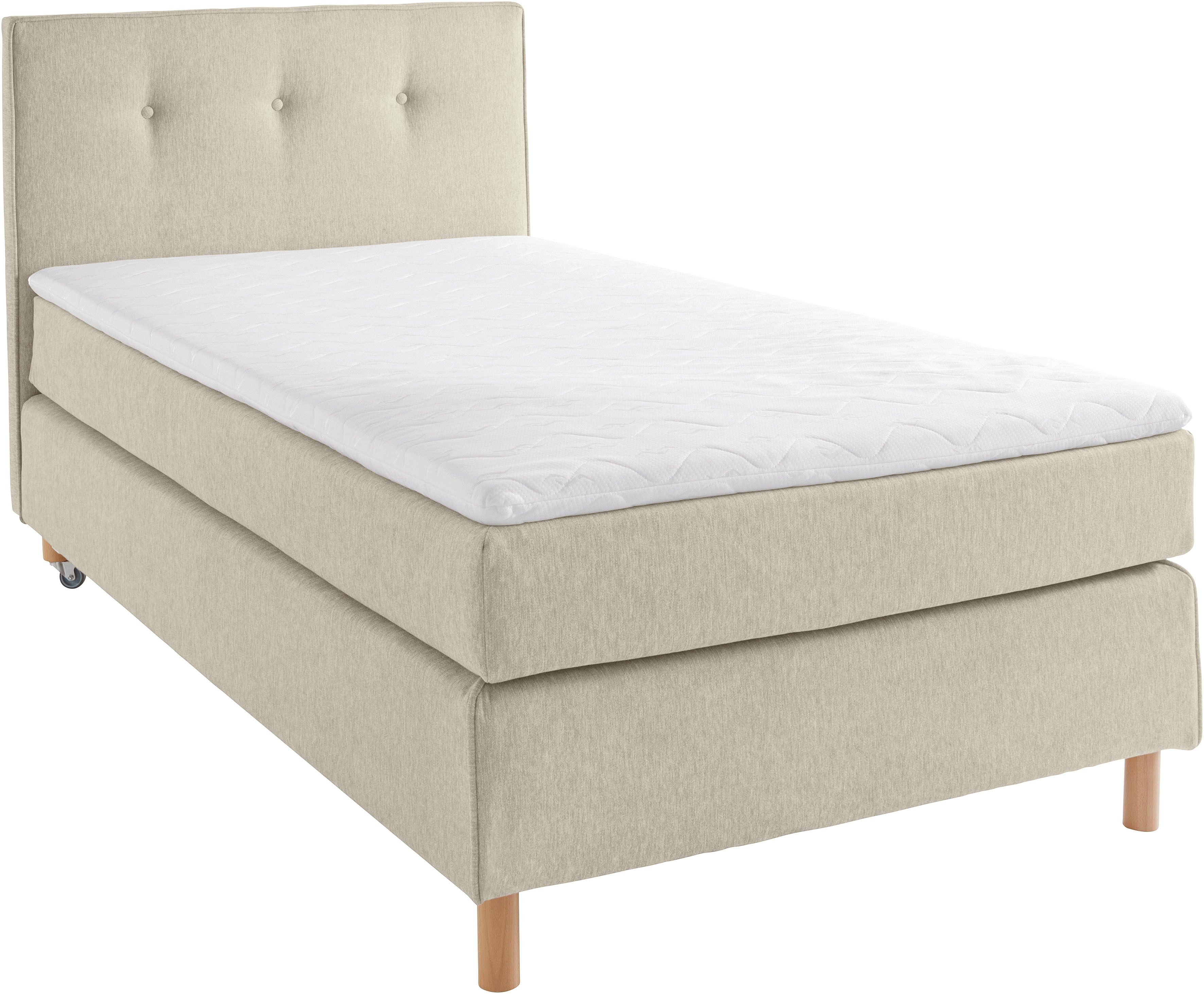 Home affaire Boxspring Heimatblick 100x200cm naar wens uitbreidbaar naar dubbel- en familiebest