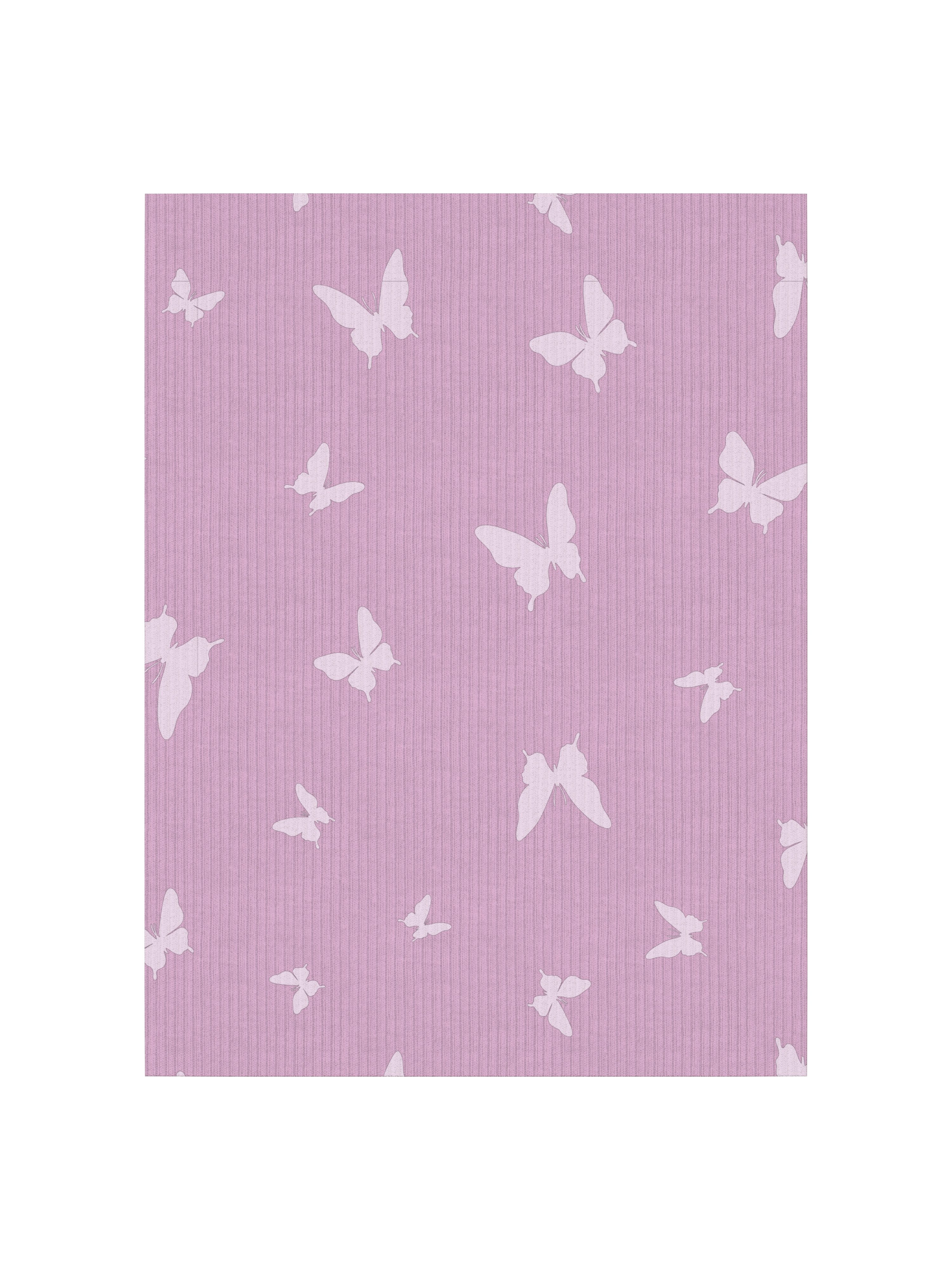 Name It Pyjama NMFNIGHTSET PINK BUTTERFLY RIB NOOS (set 2-delig)