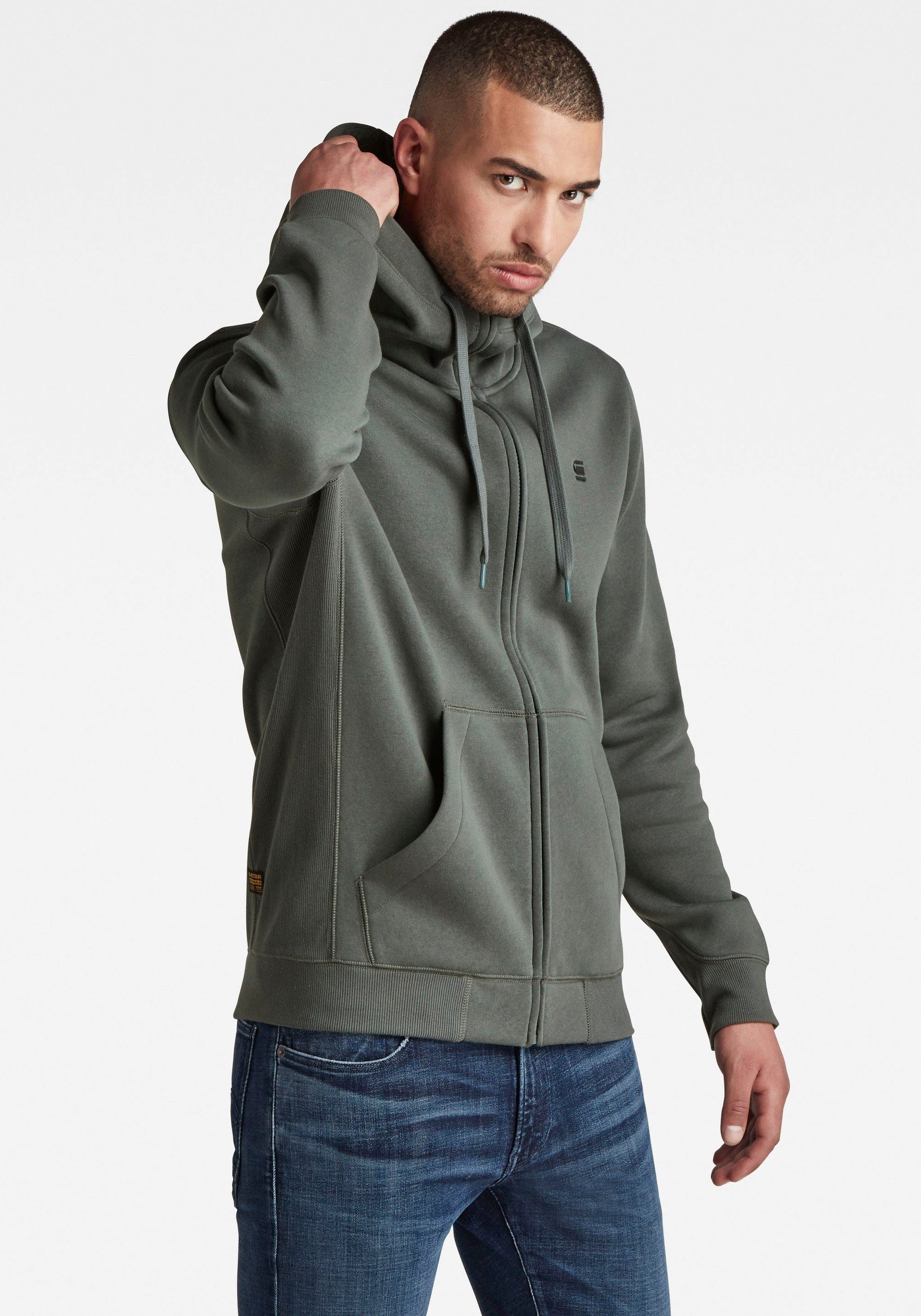 G-Star RAW Capuchonsweatvest Premium Basic Hooded Zip Sweater