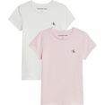 calvin klein t-shirt 2-pack slim monogram top (set) wit