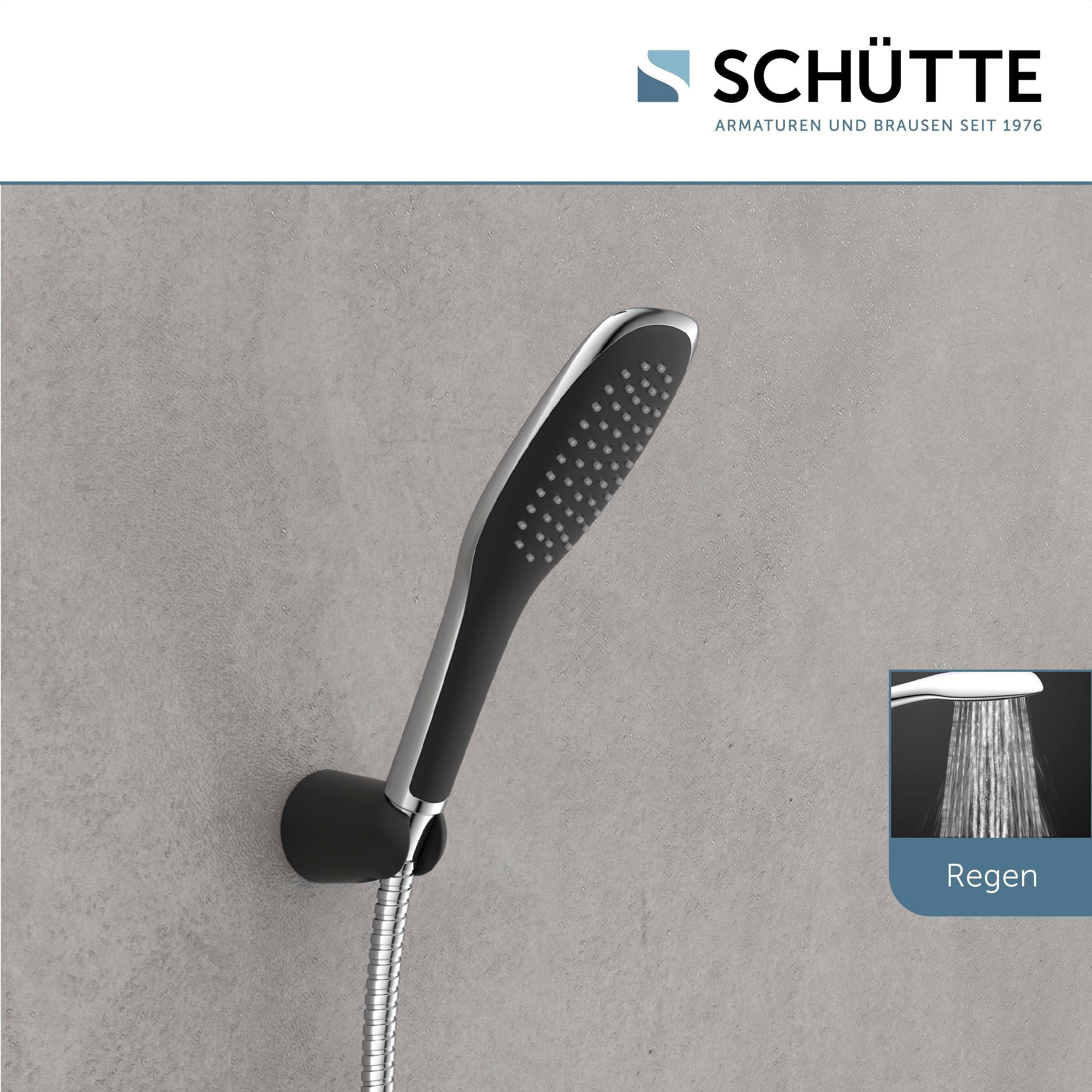 Schütte Slang en handdouche Madagaskar inclusief waterbesparende afdichting, antikalk, afneembaar zeepbakje (set)