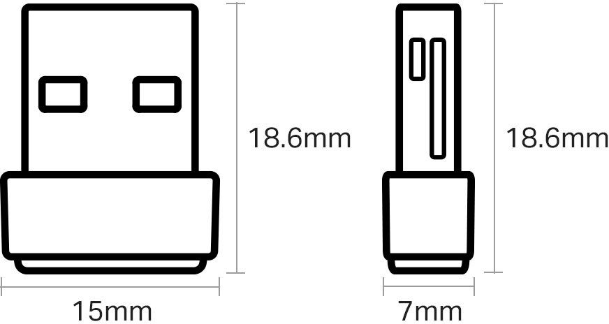 TP-Link USB-adapter Archer T2U Nano