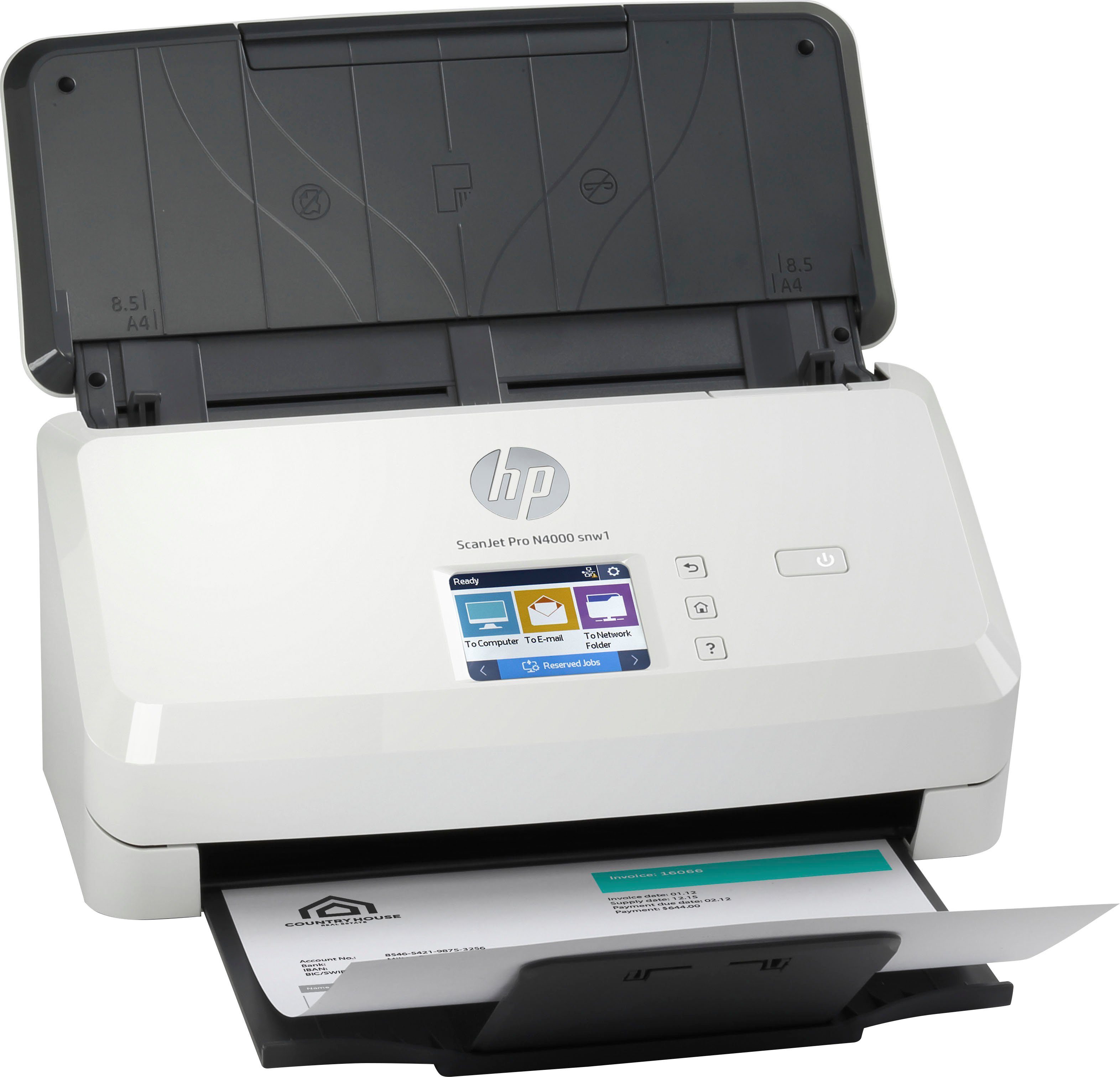 HP Scanner met documentinvoer ScanJet Pro N4000 snw1 HP+ Instant inc compatibel